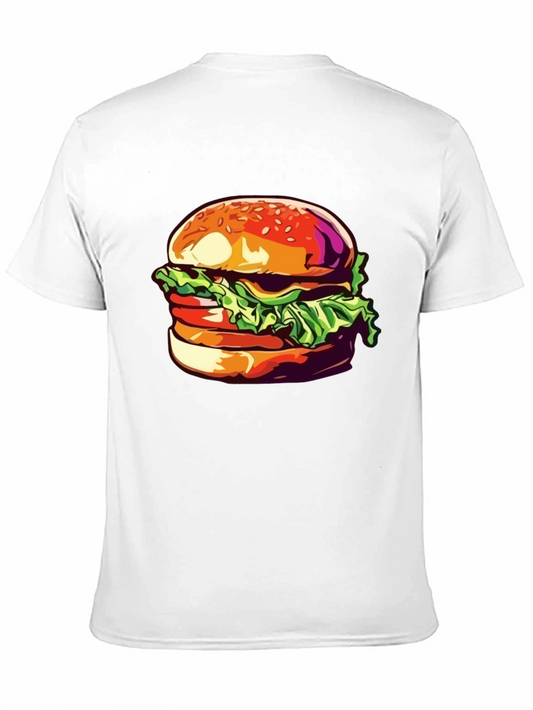 Burger Graphic Tee - Unisex Casual T-Shirt