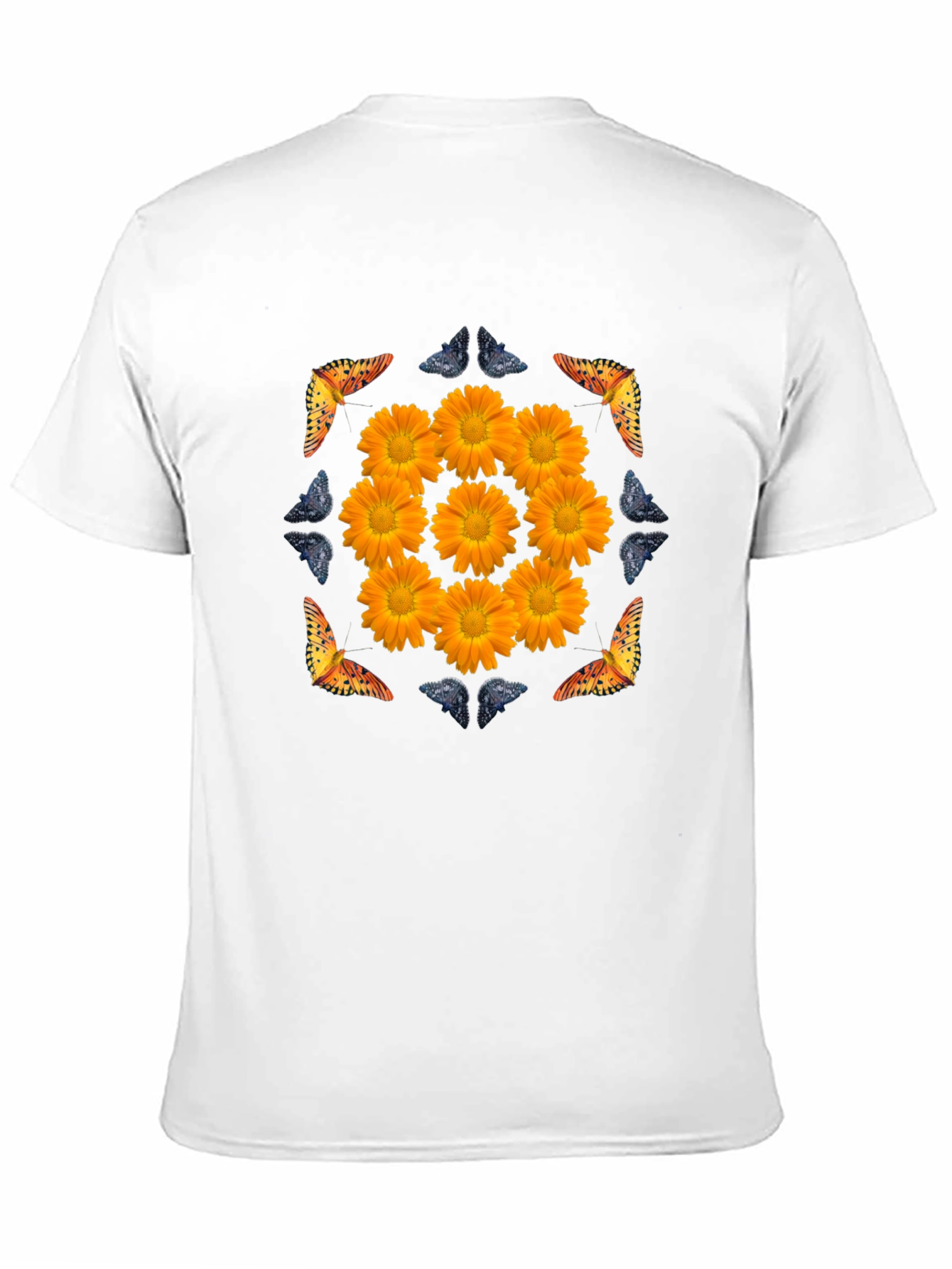 Floral & Butterfly Graphic Tee