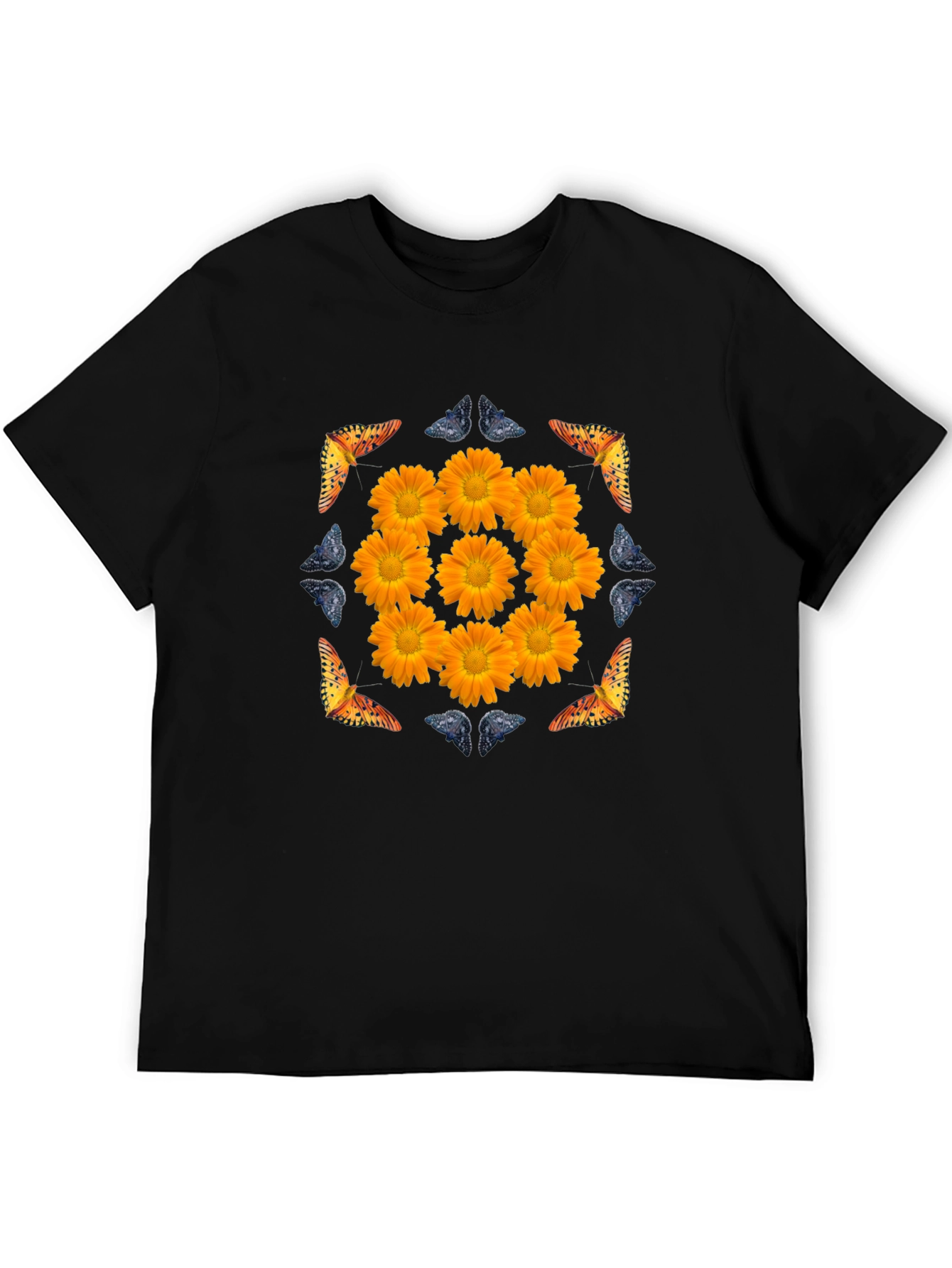 Floral & Butterfly Graphic Tee