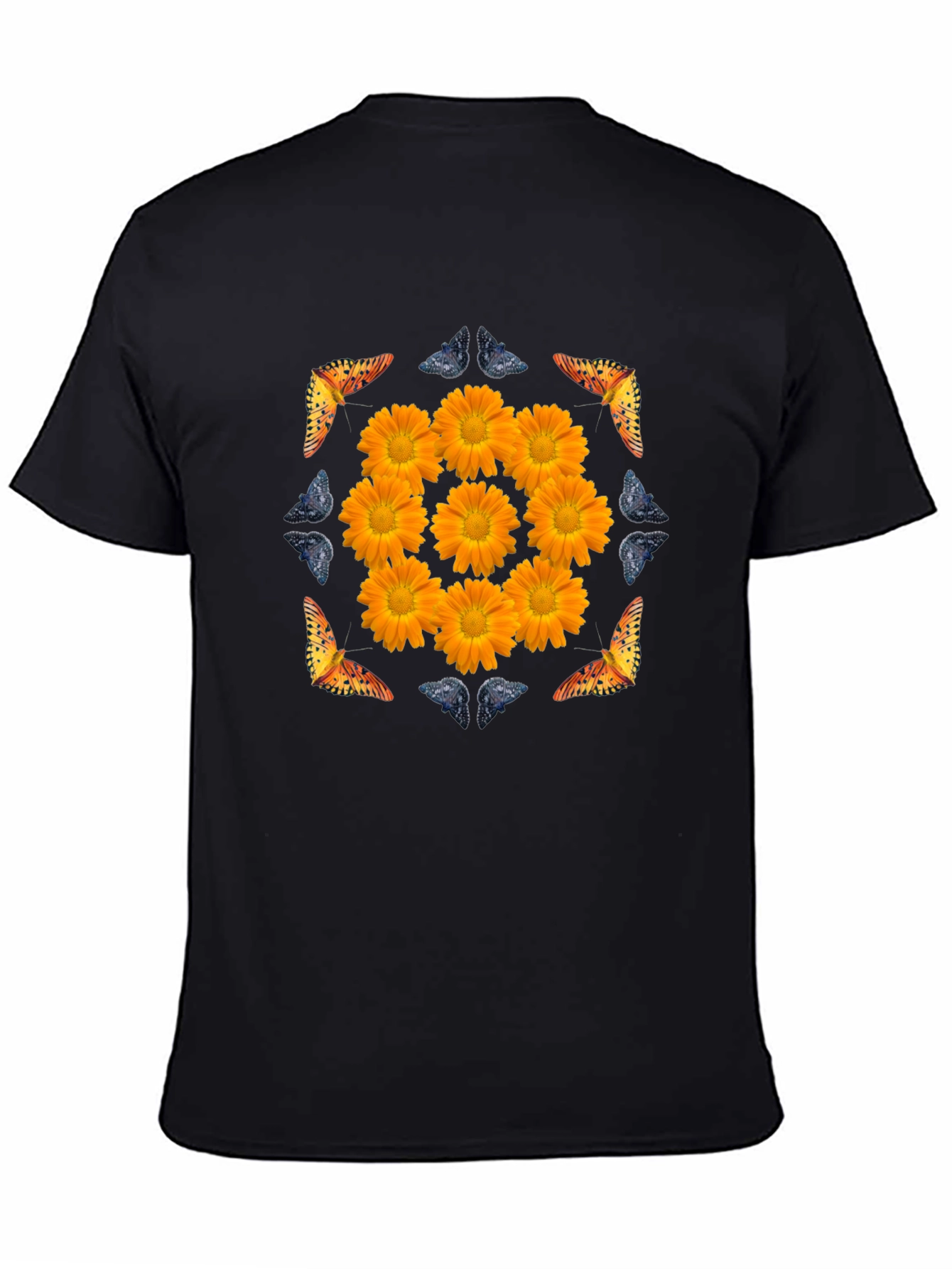 Floral & Butterfly Graphic Tee