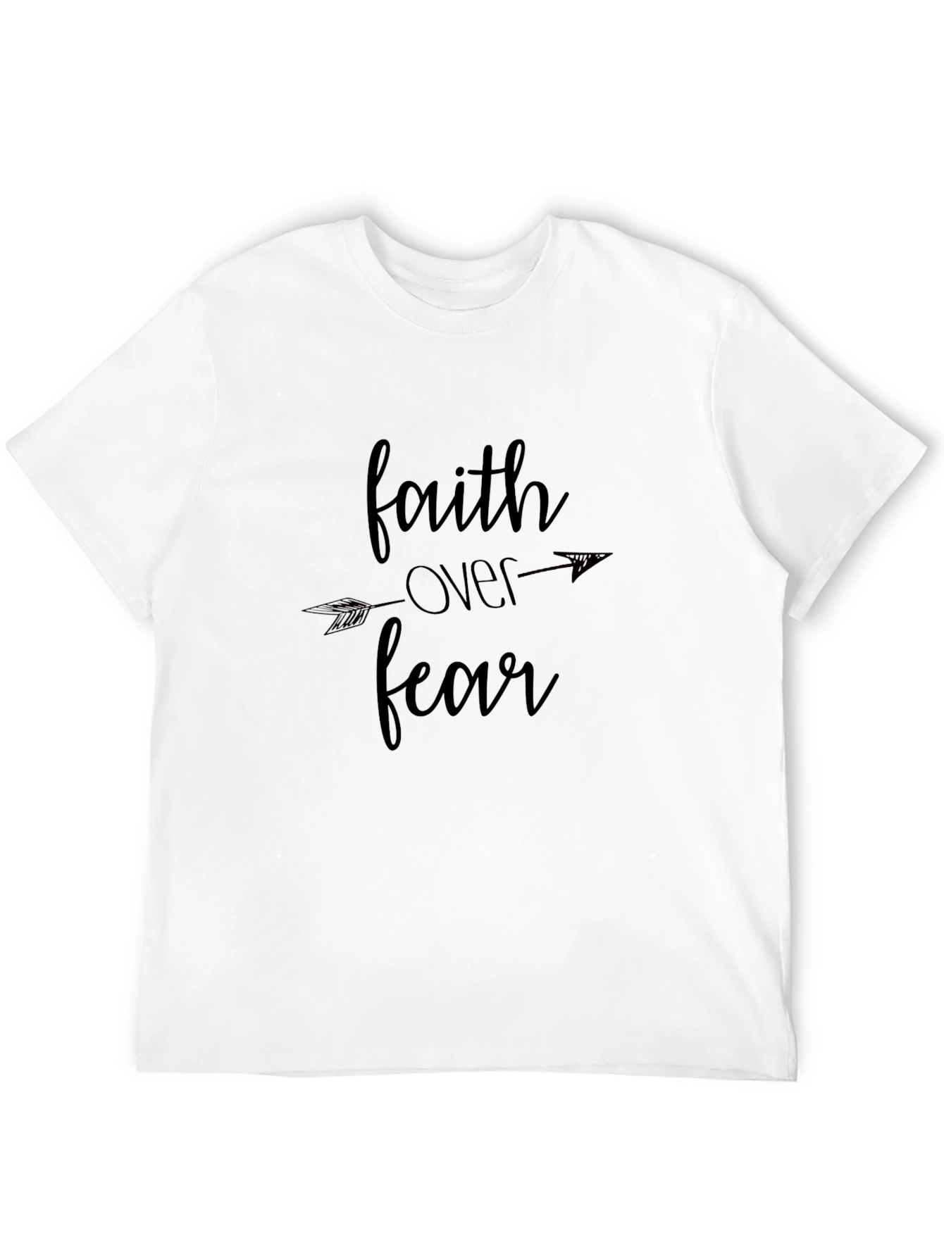 Faith Over Fear Arrow Graphic Tee