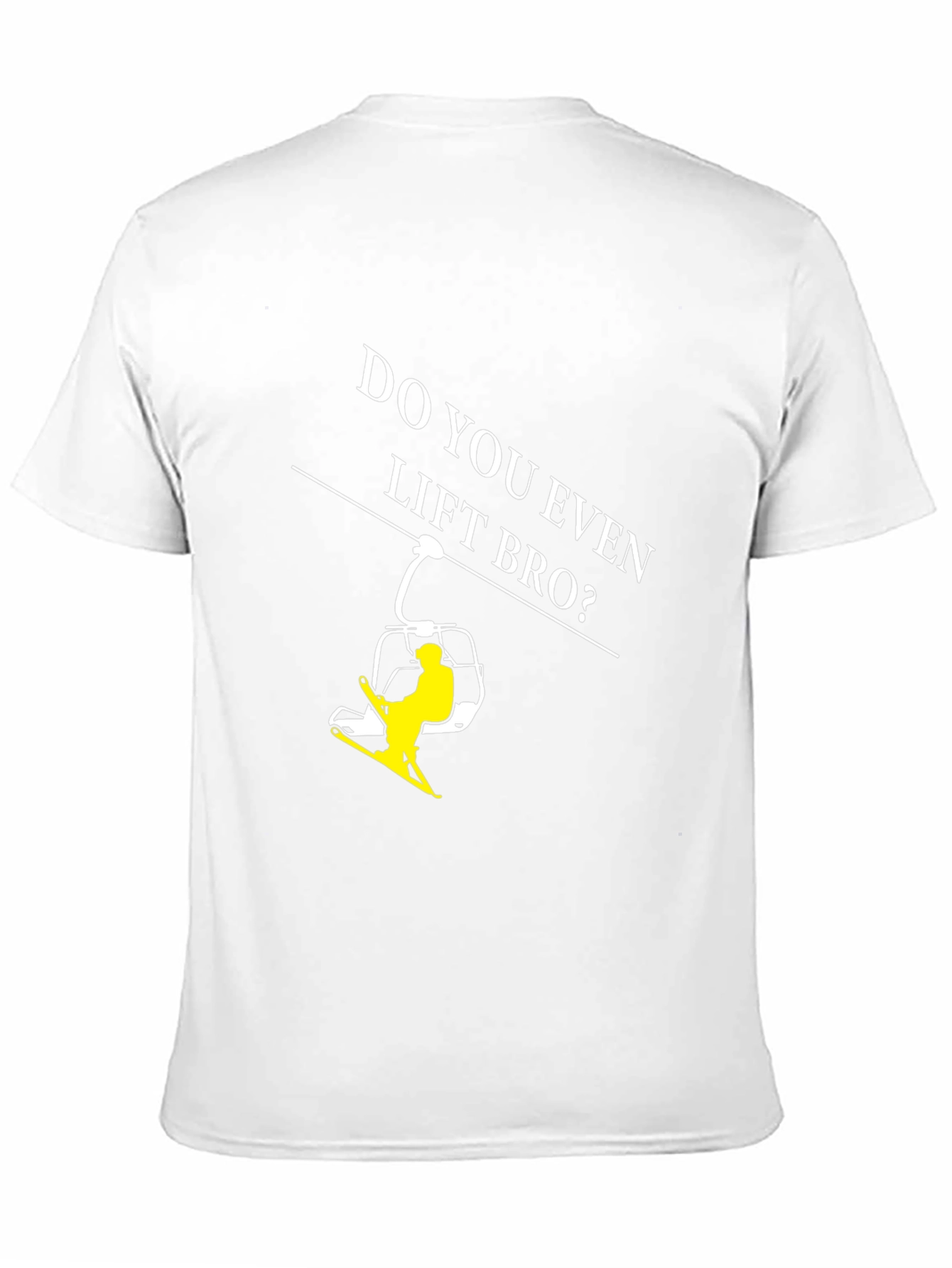 Do You Even Lift Bro? Ski T-Shirt - Black
