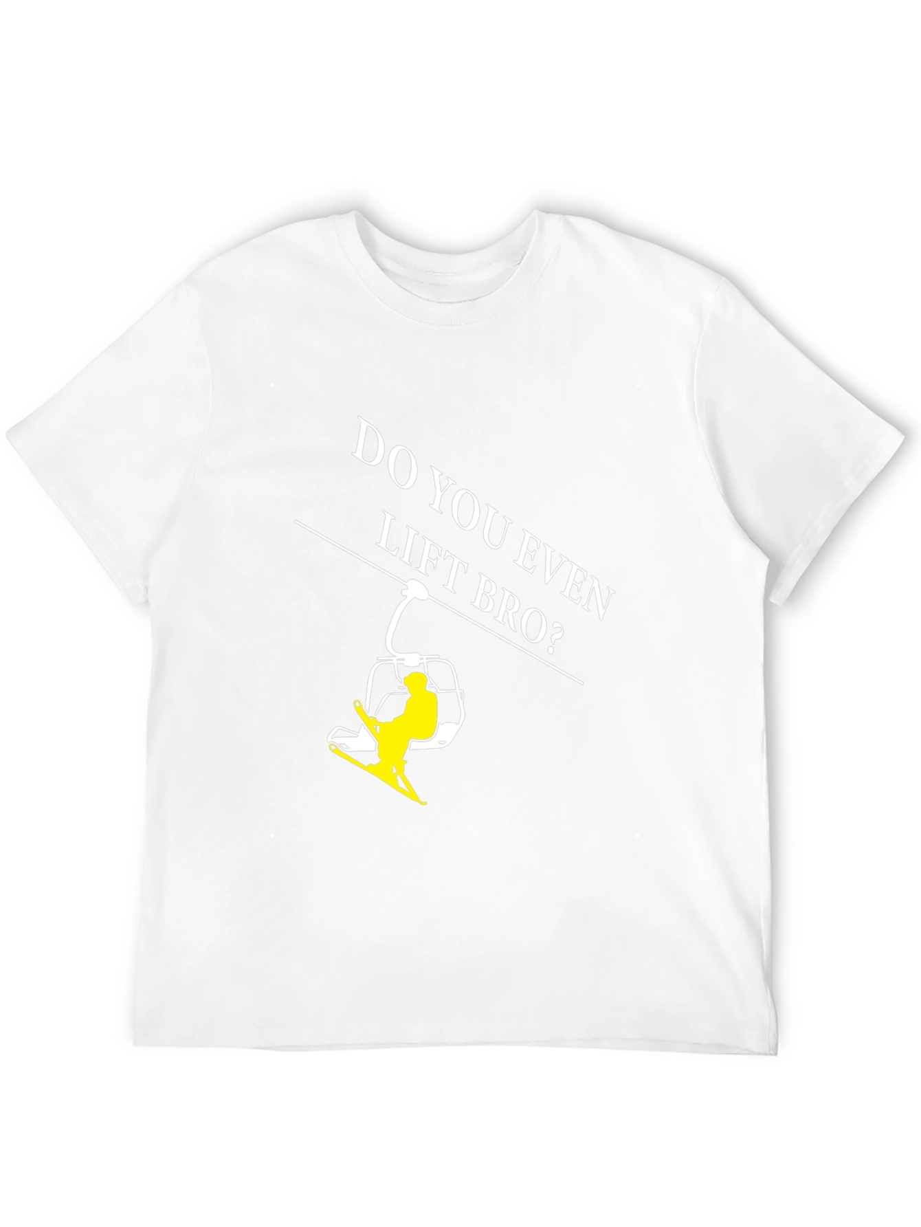 Do You Even Lift Bro? Ski T-Shirt - Black