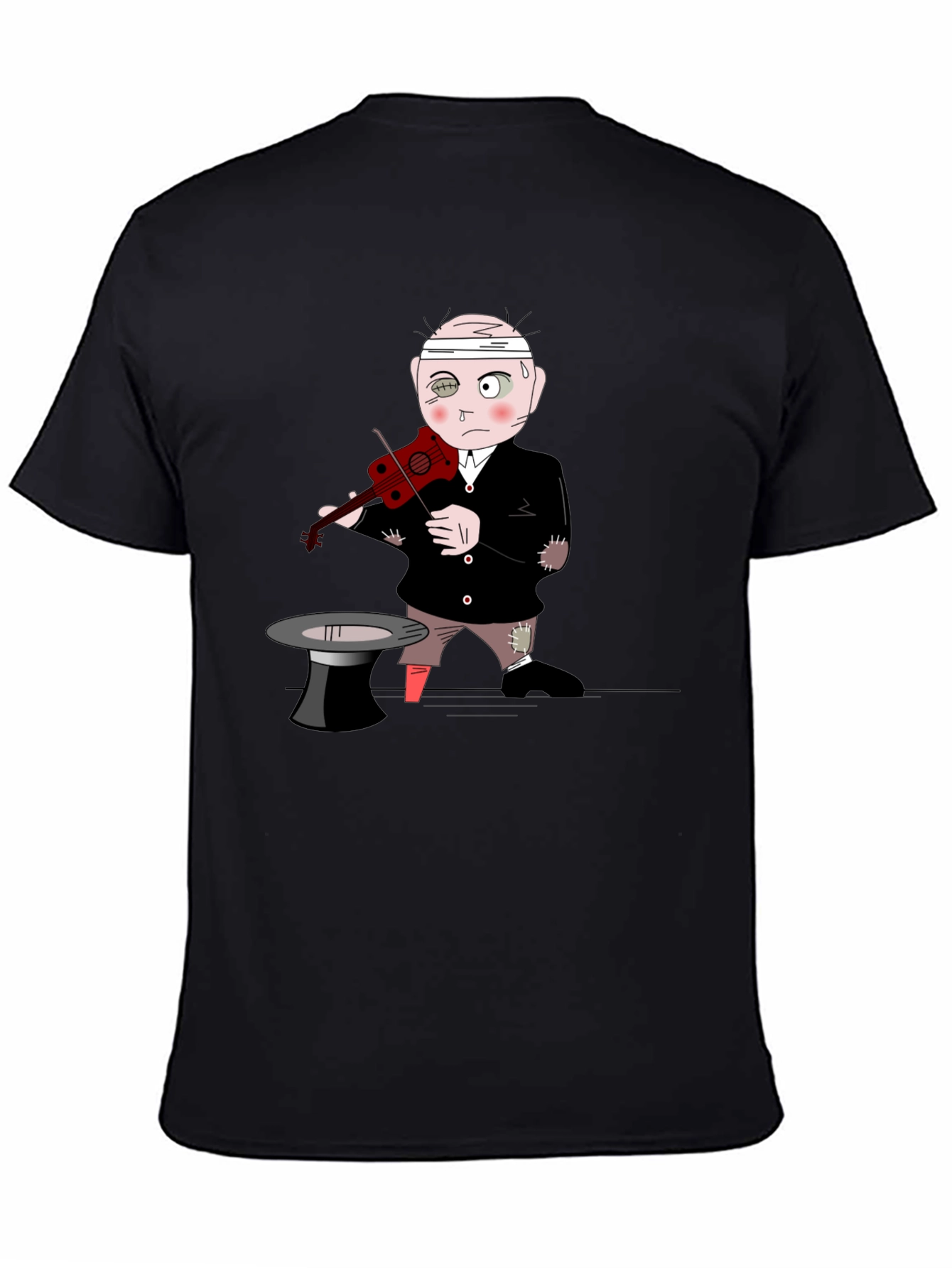 Violinist Character Graphic Tee