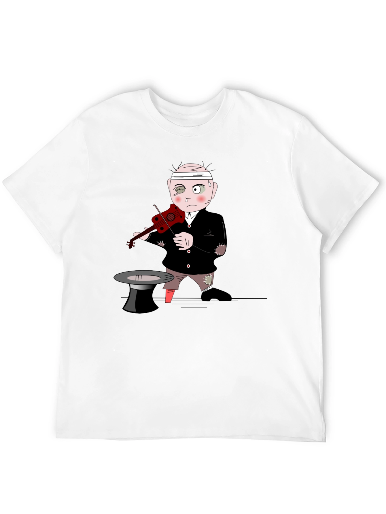 Violinist Character Graphic Tee