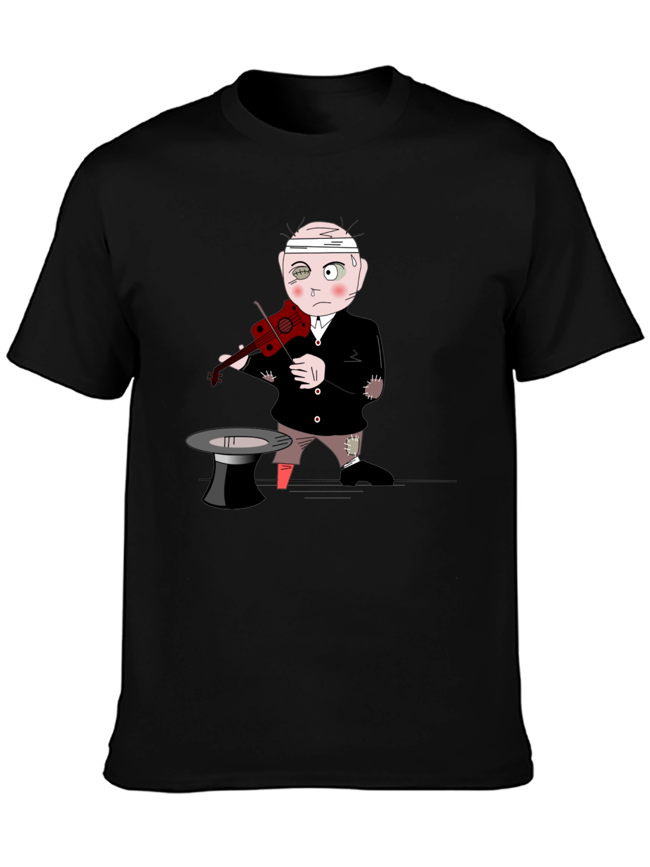 Violinist Character Graphic Tee