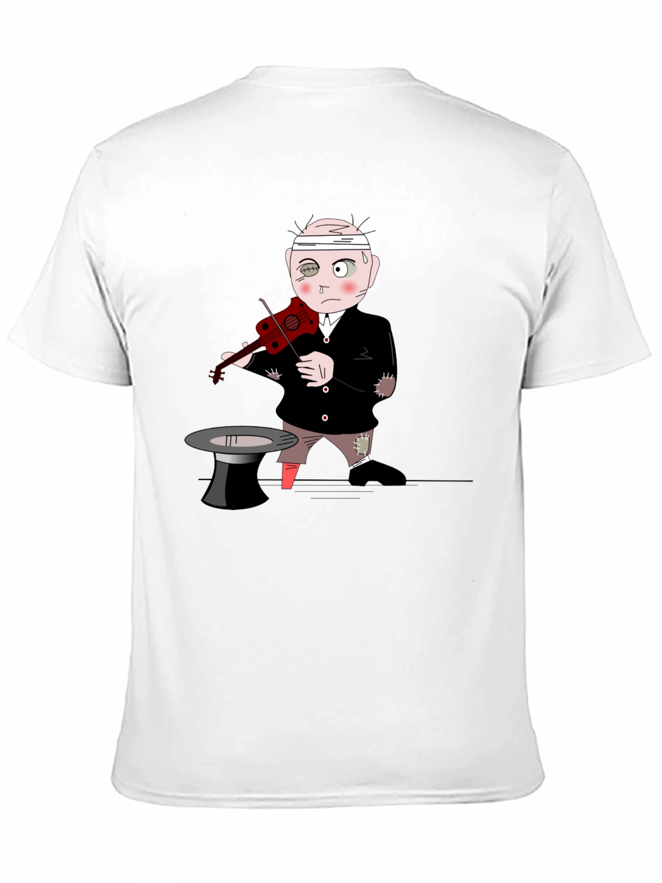 Violinist Character Graphic Tee
