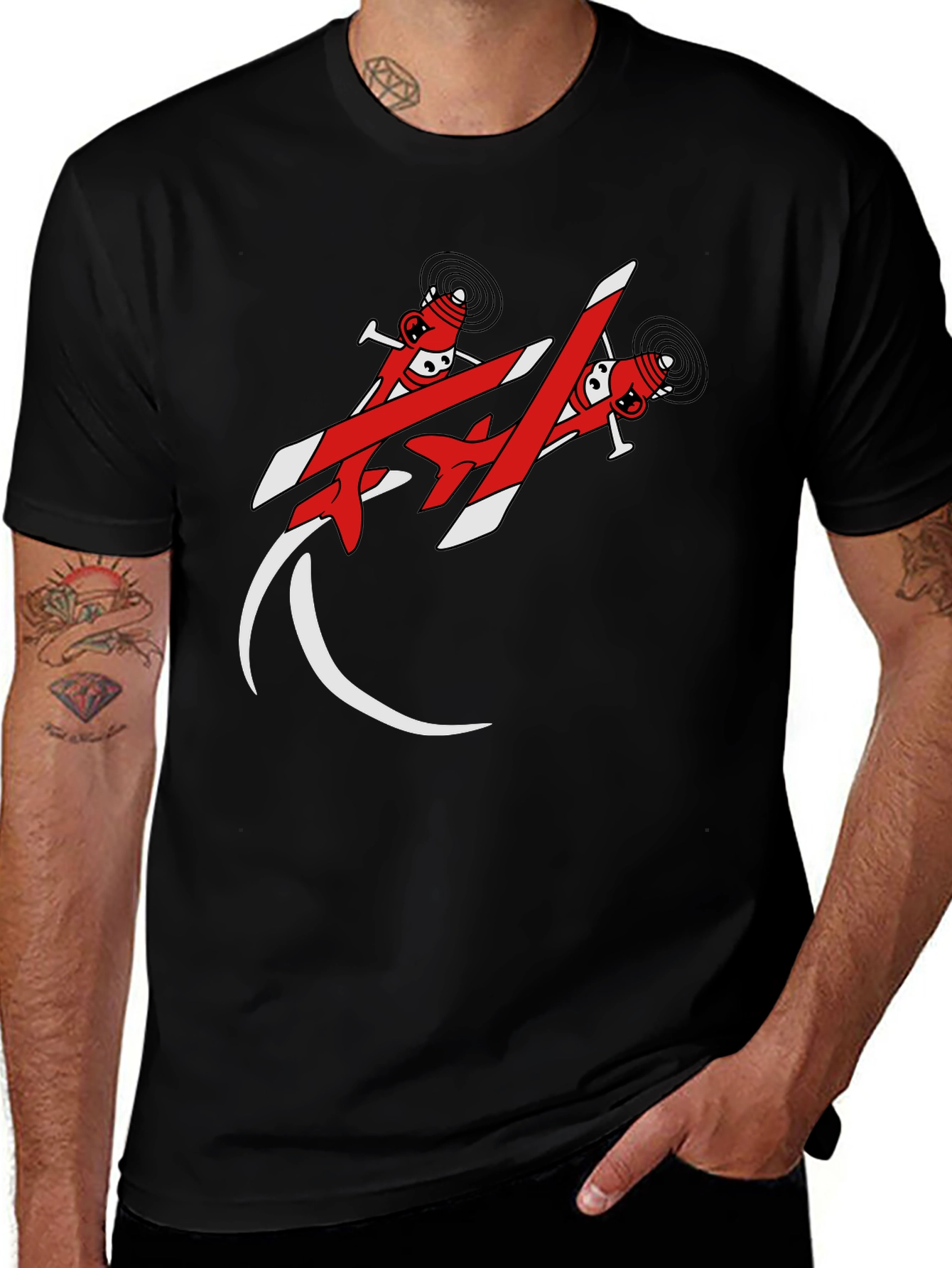 Retro Airplane Graphic Tee