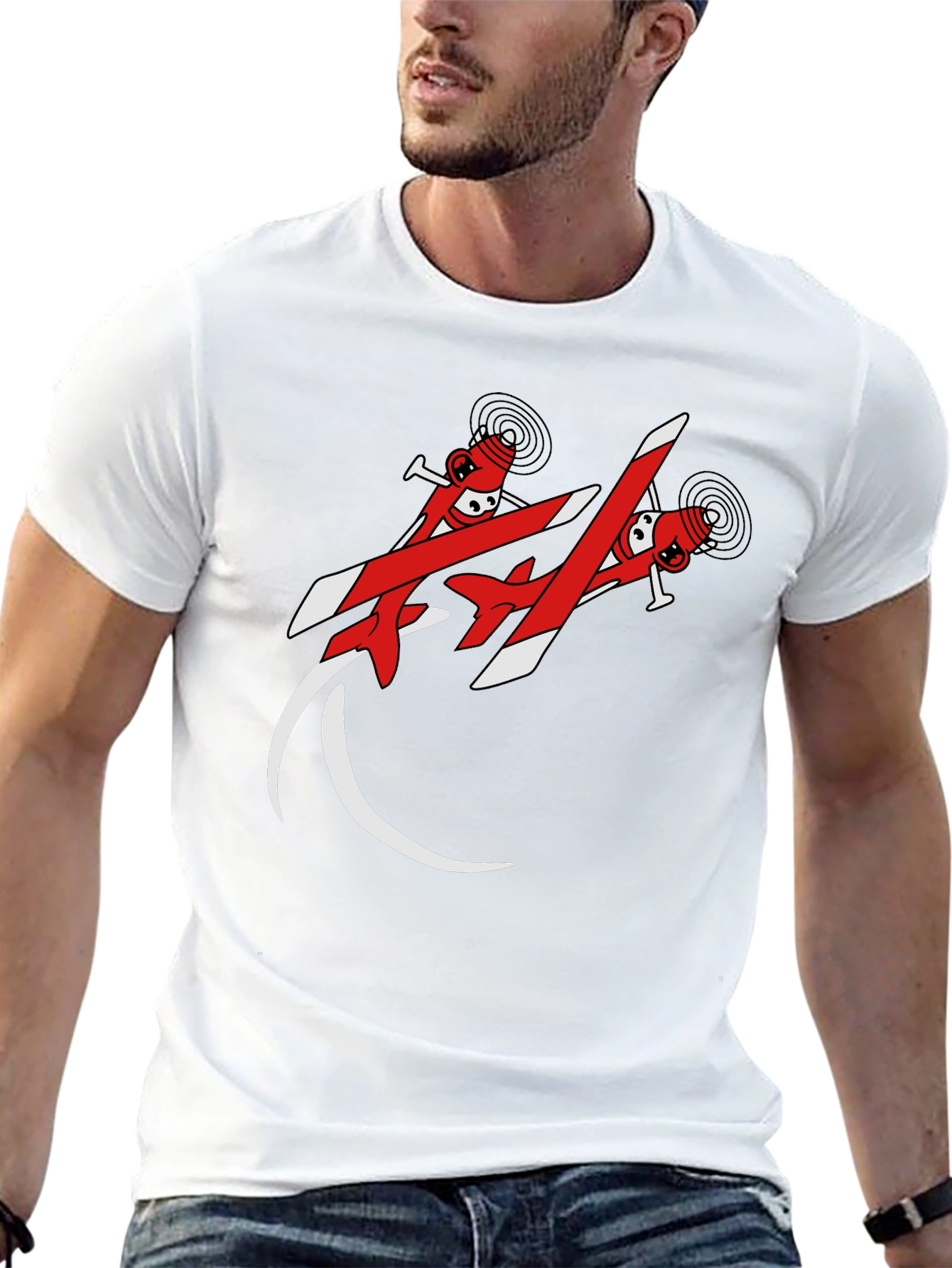 Retro Airplane Graphic Tee
