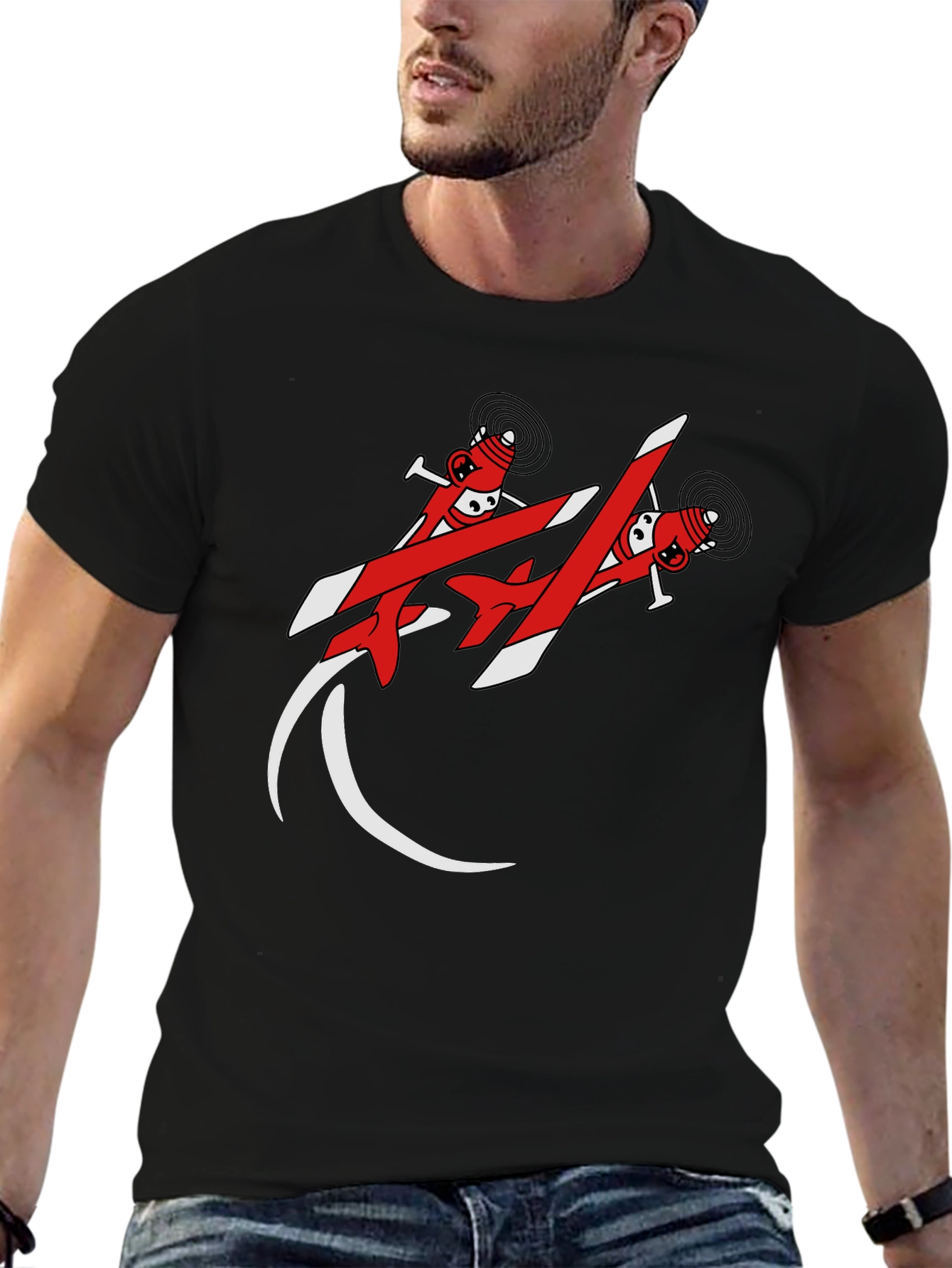 Retro Airplane Graphic Tee