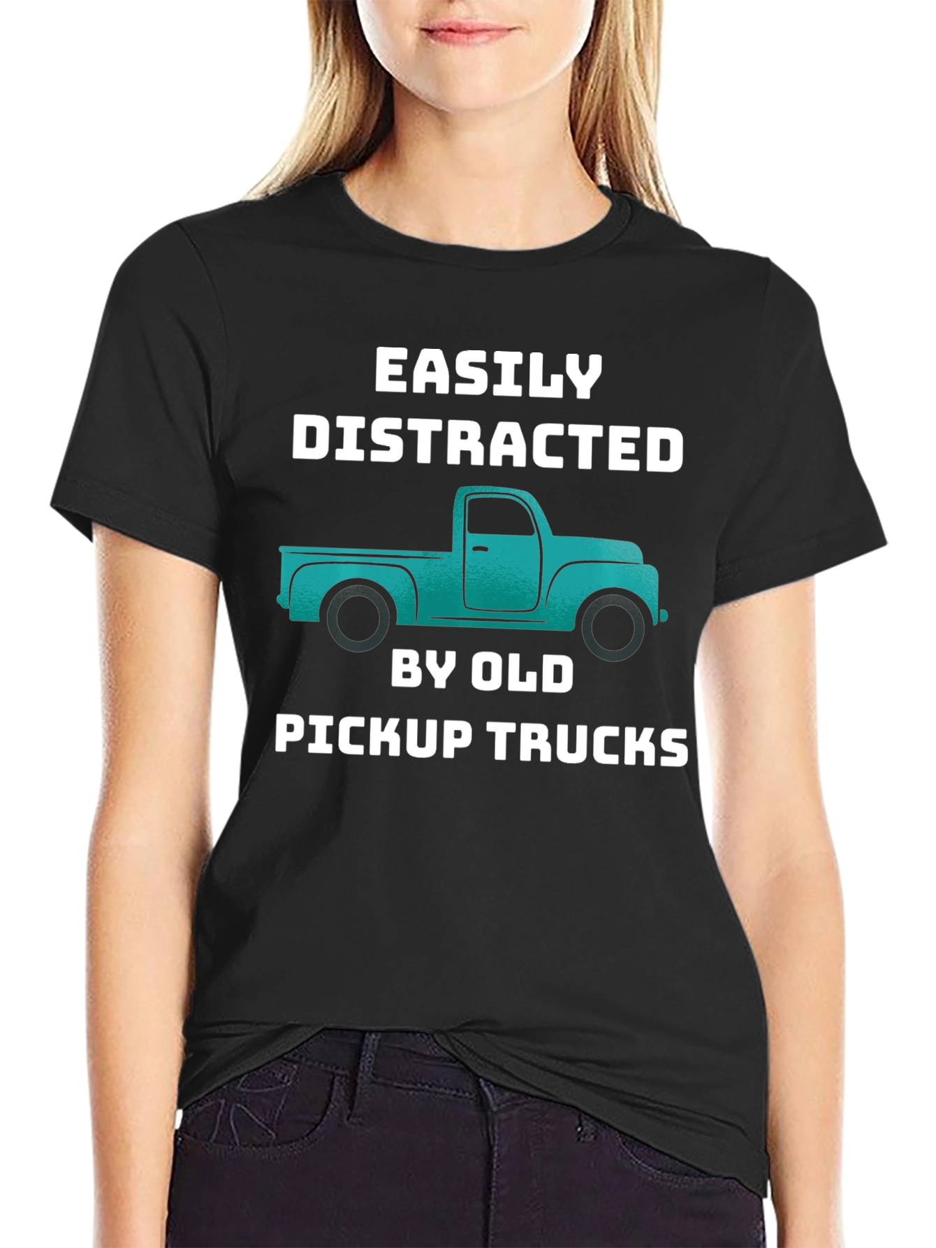 Easily Distracted By Old Pickup Trucks T-Shirt