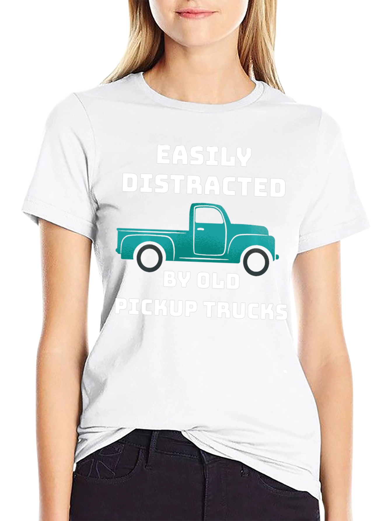 Easily Distracted By Old Pickup Trucks T-Shirt