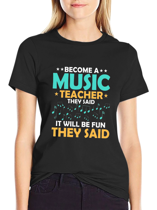 Music Teacher Graphic T-Shirt
