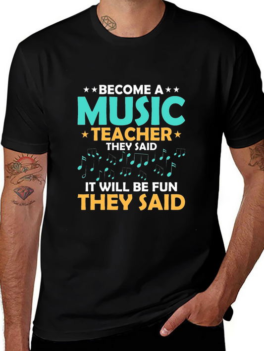 Music Teacher Graphic T-Shirt