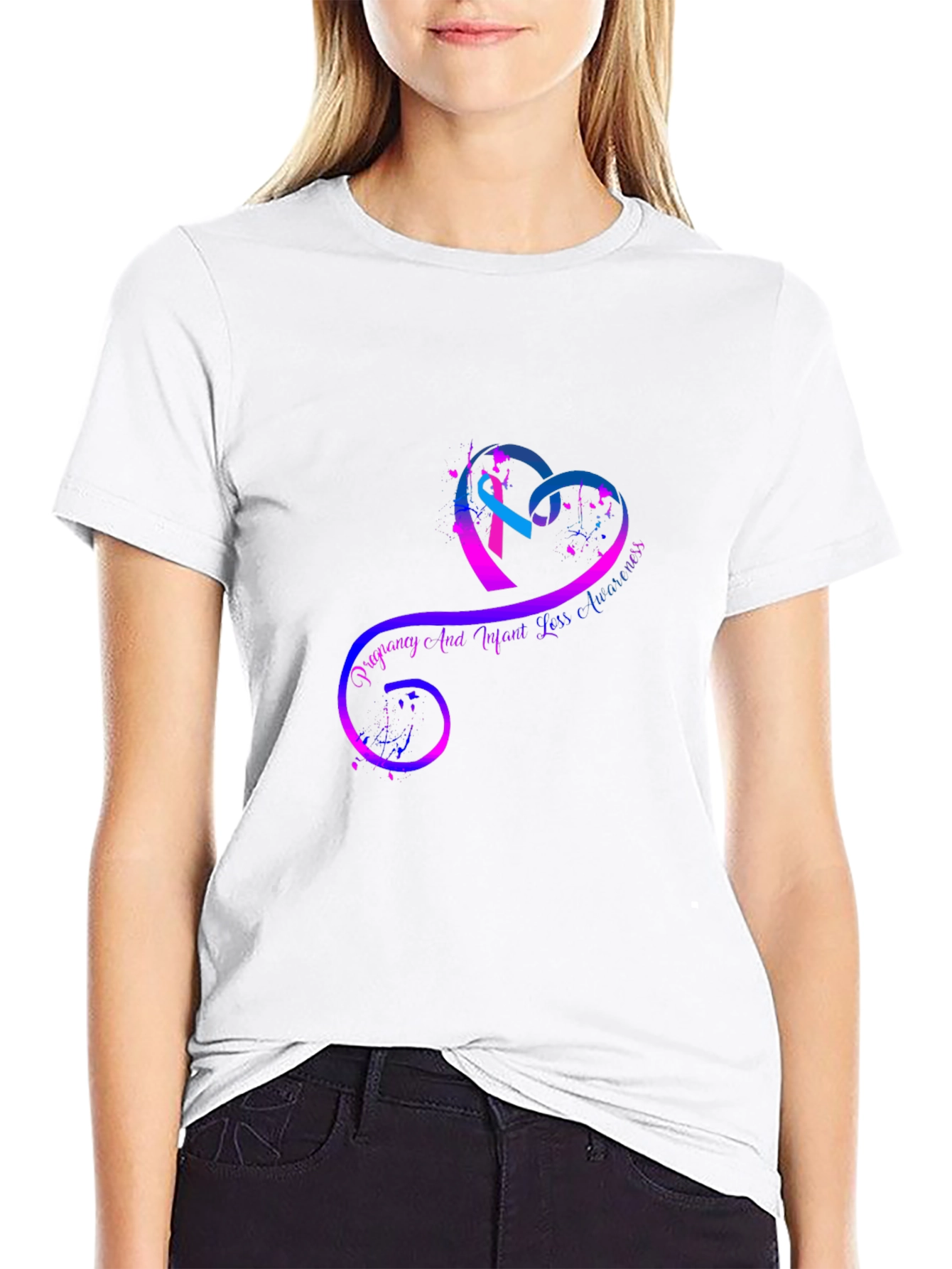 Pregnancy and Infant Loss Awareness T-Shirt
