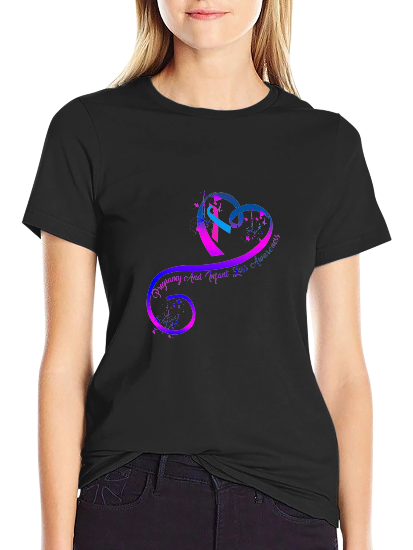 Pregnancy and Infant Loss Awareness T-Shirt