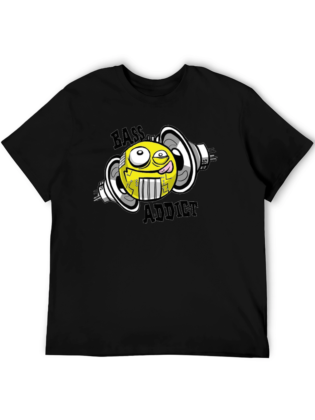 Bass Addict Graphic T-Shirt - Black