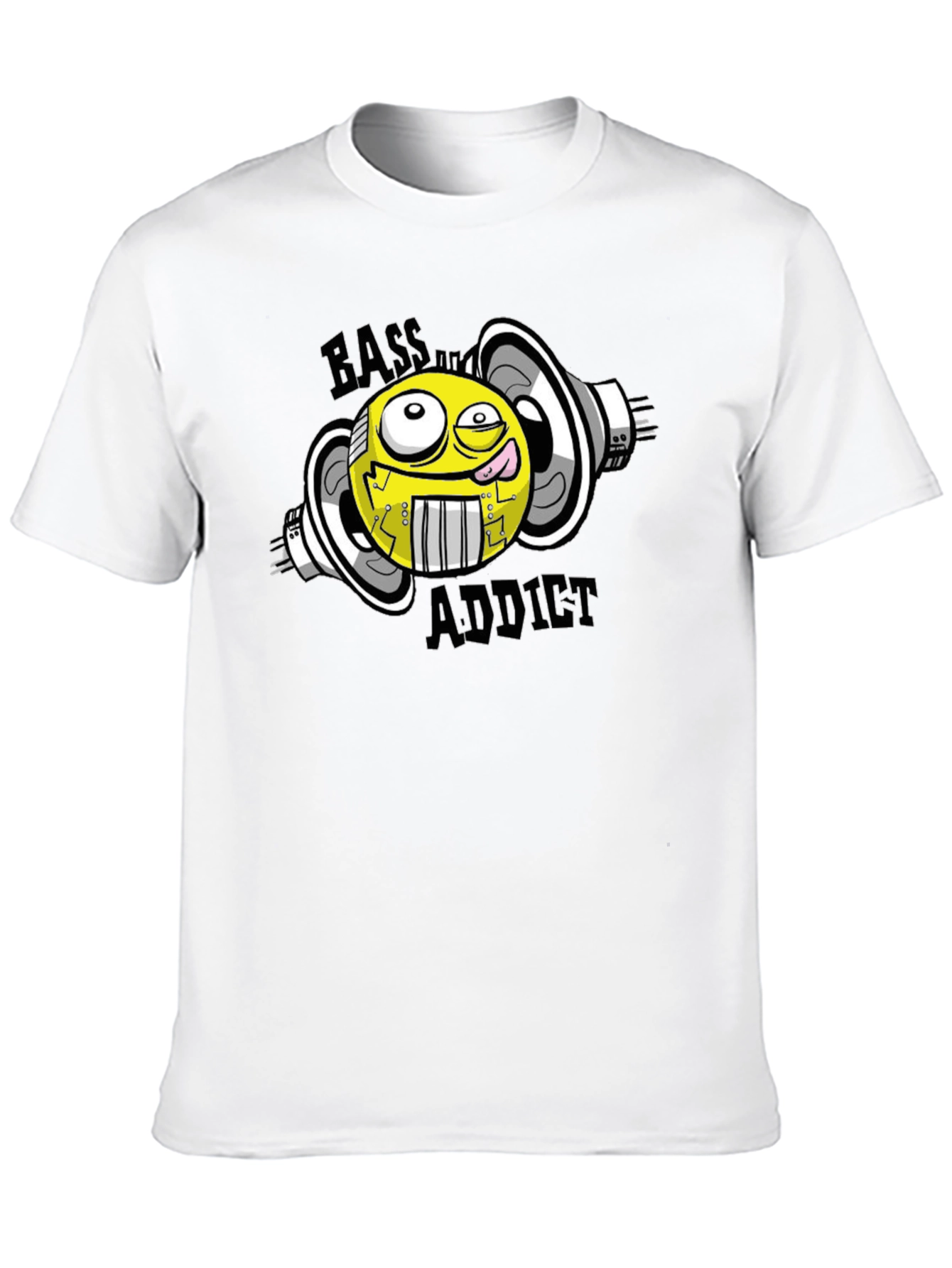 Bass Addict Graphic T-Shirt - Black