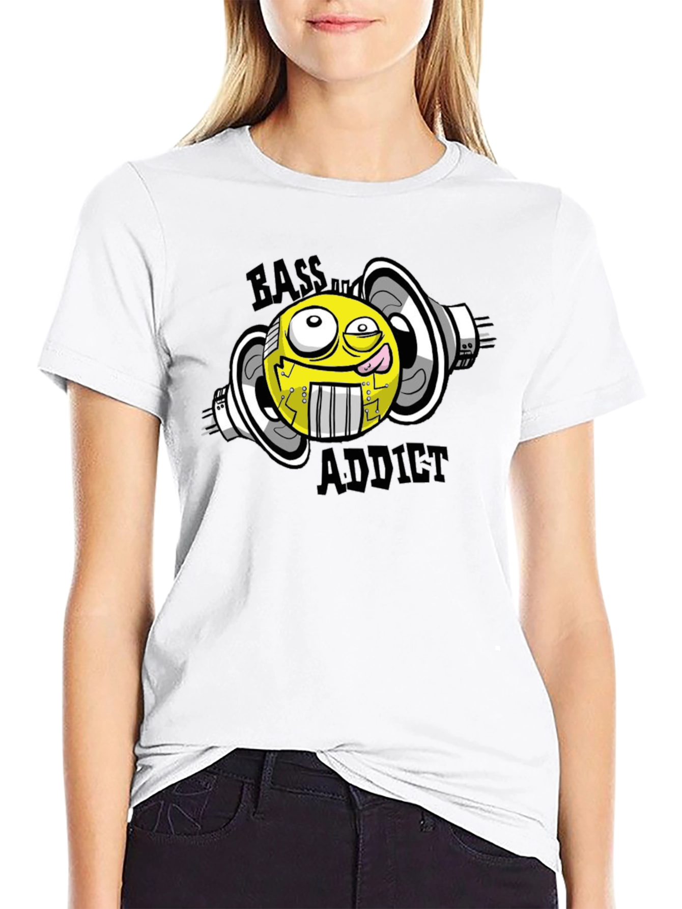 Bass Addict Graphic T-Shirt - Black