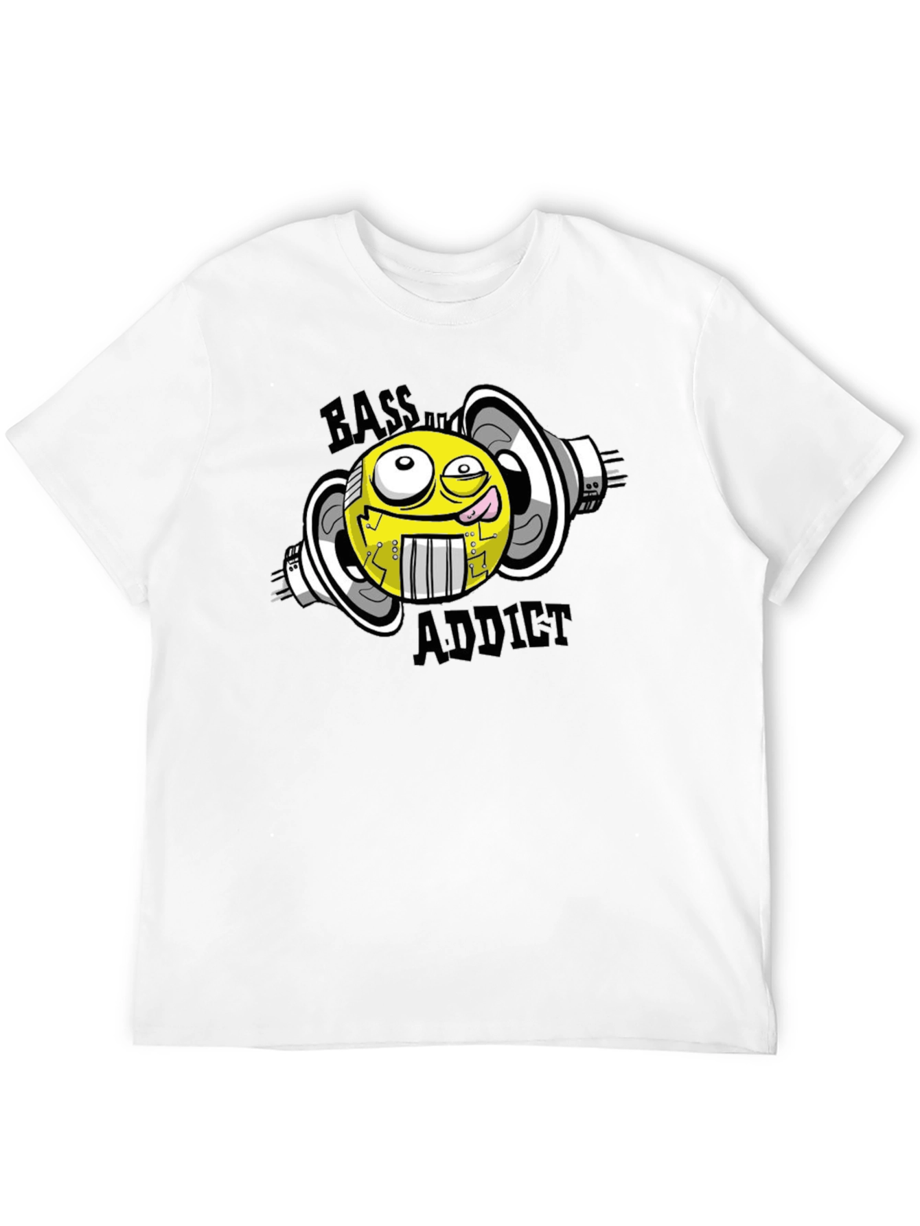 Bass Addict Graphic T-Shirt - Black
