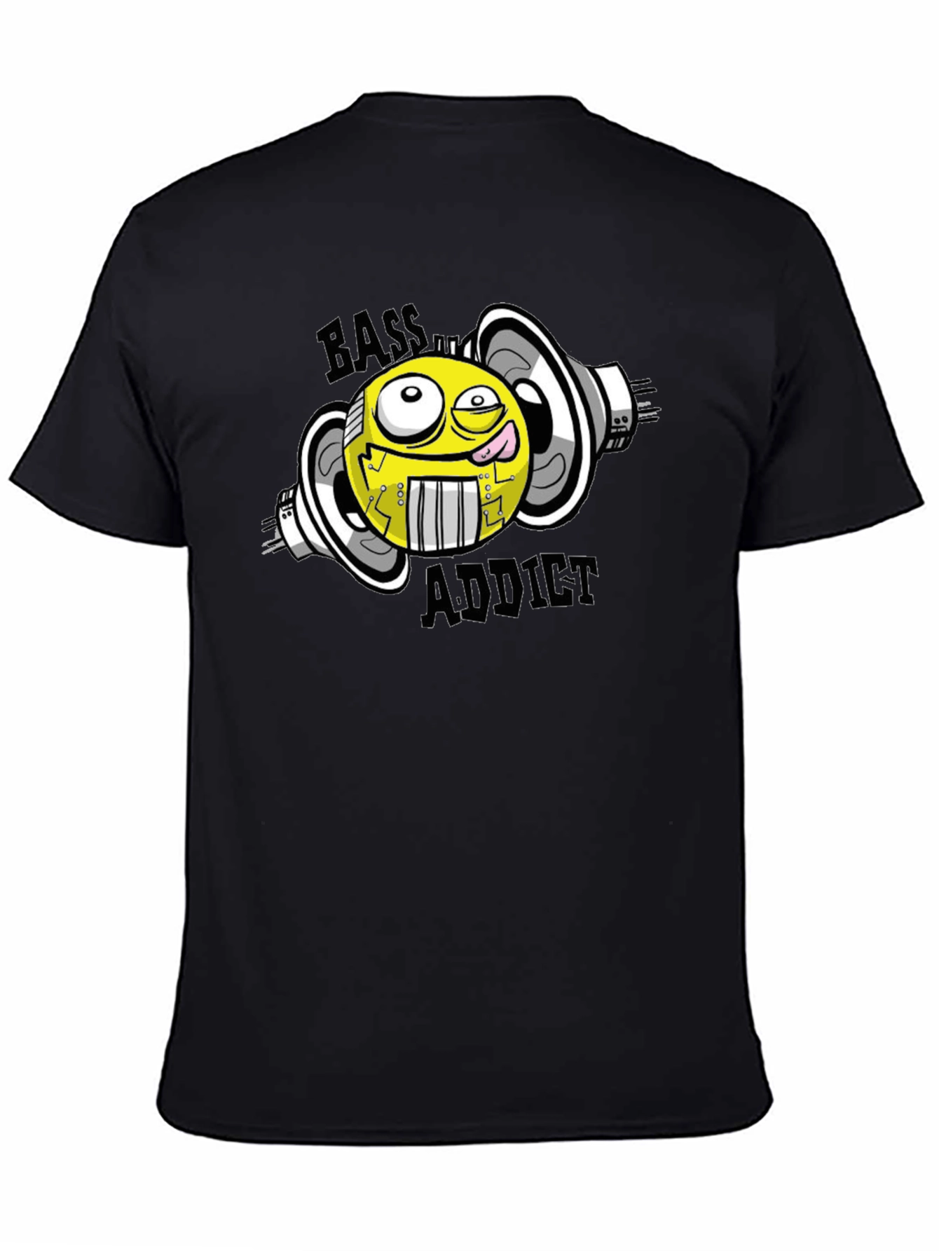 Bass Addict Graphic T-Shirt - Black