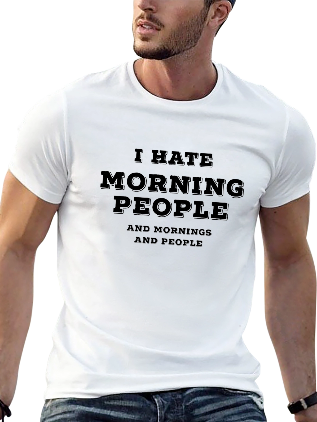 I Hate Morning People Graphic T-Shirt