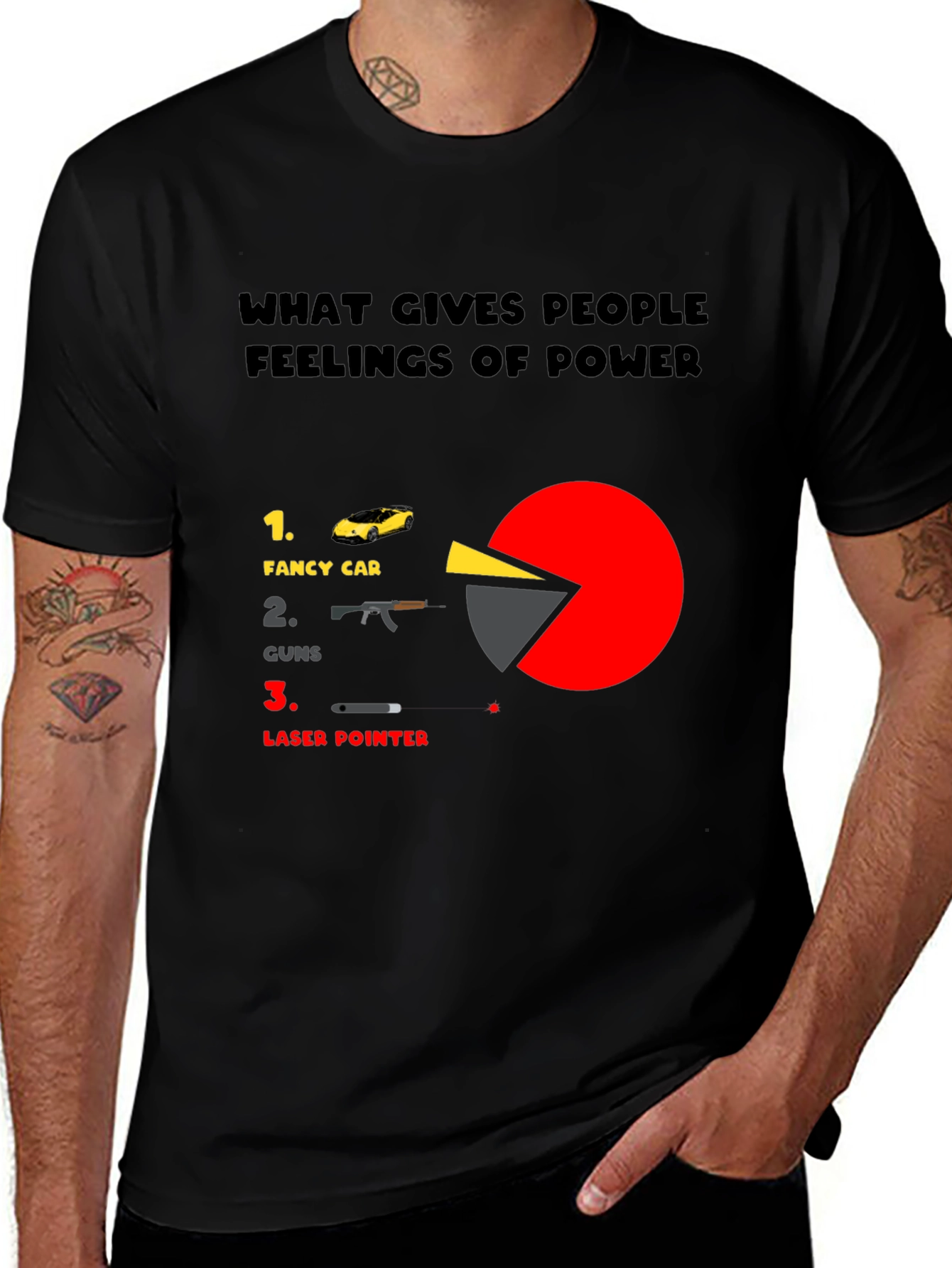 Feelings of Power T-Shirt - Funny Graphic Tee