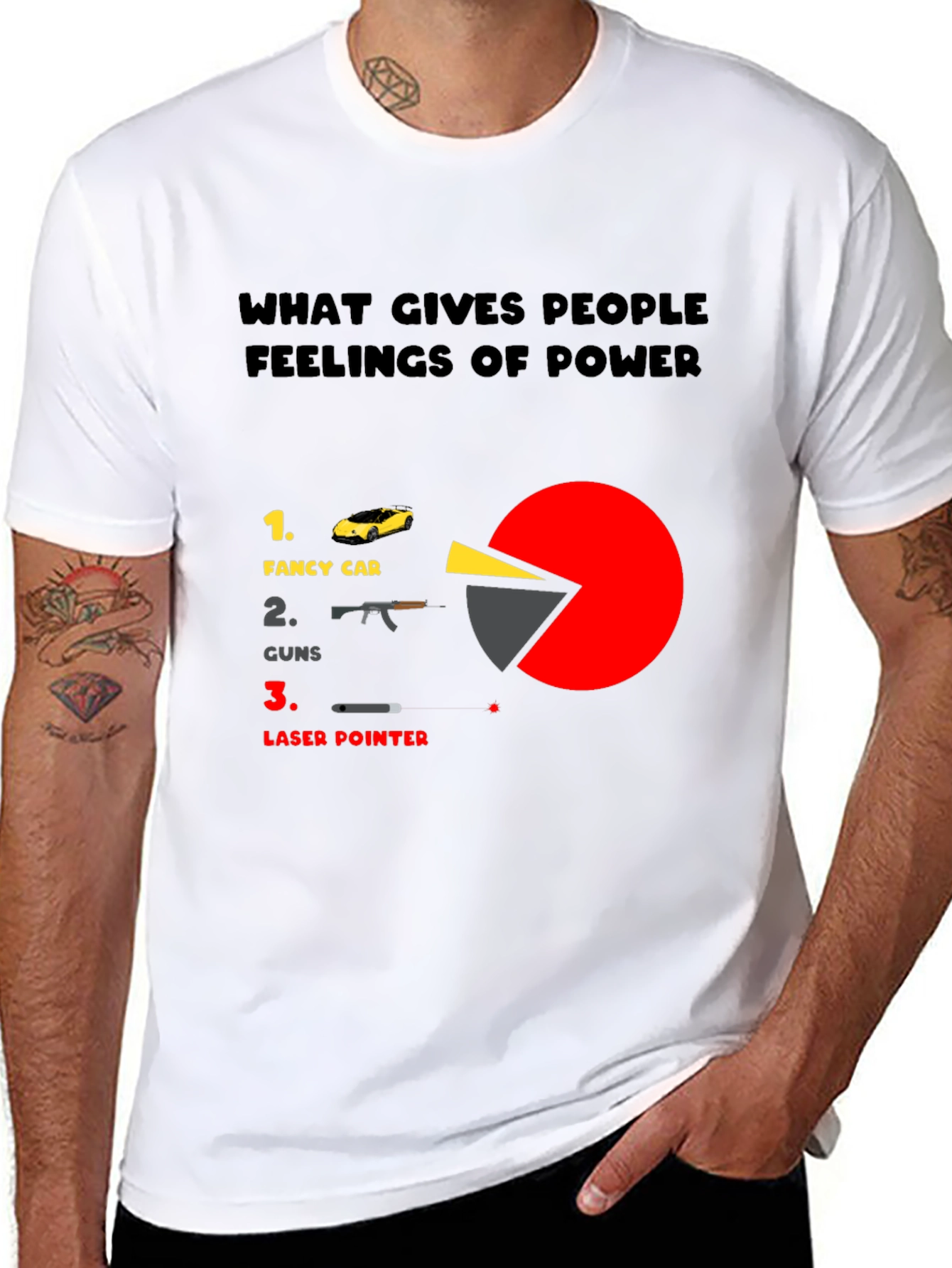 Feelings of Power T-Shirt - Funny Graphic Tee