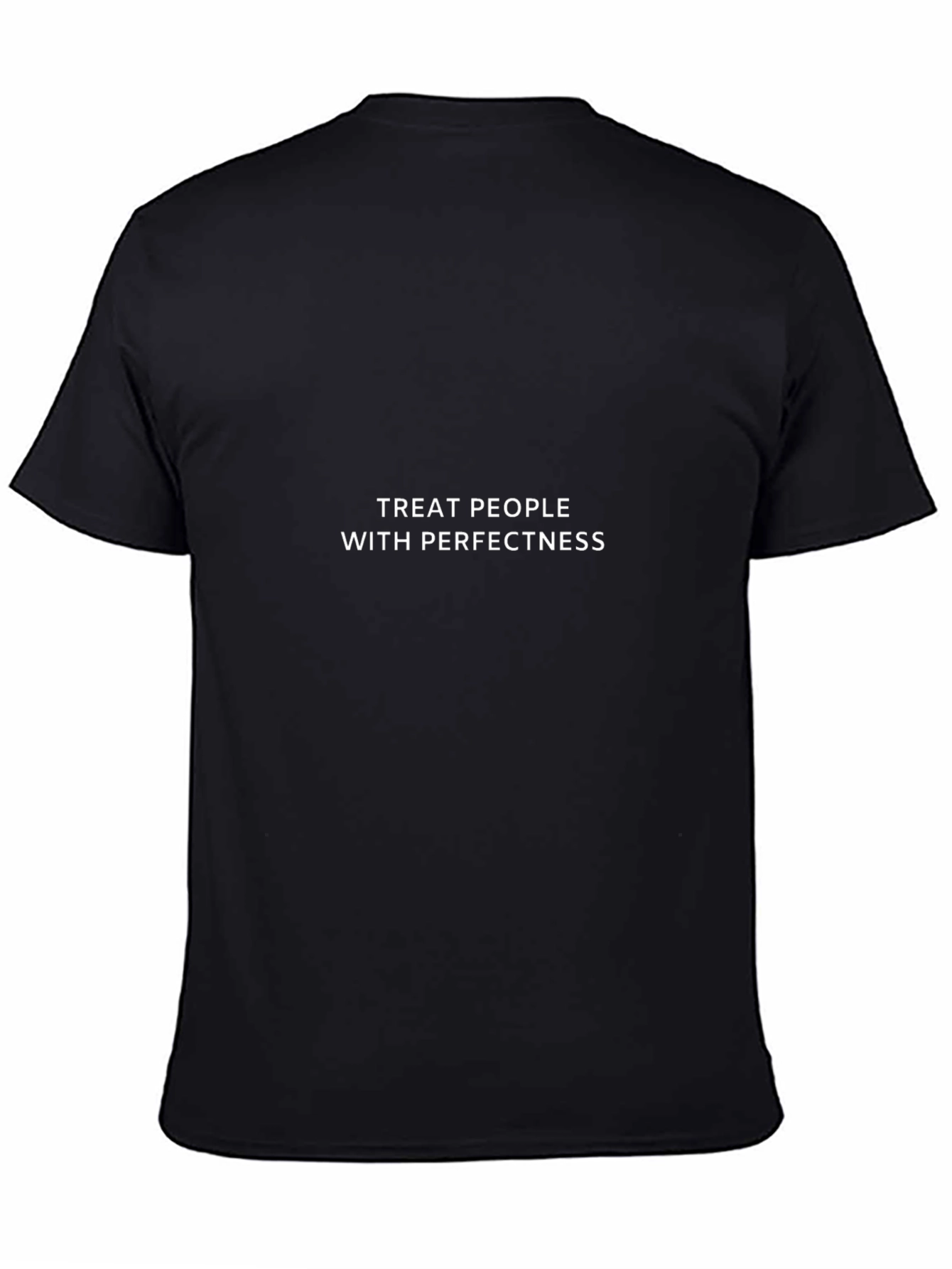 Treat People With Perfectness Black T-Shirt