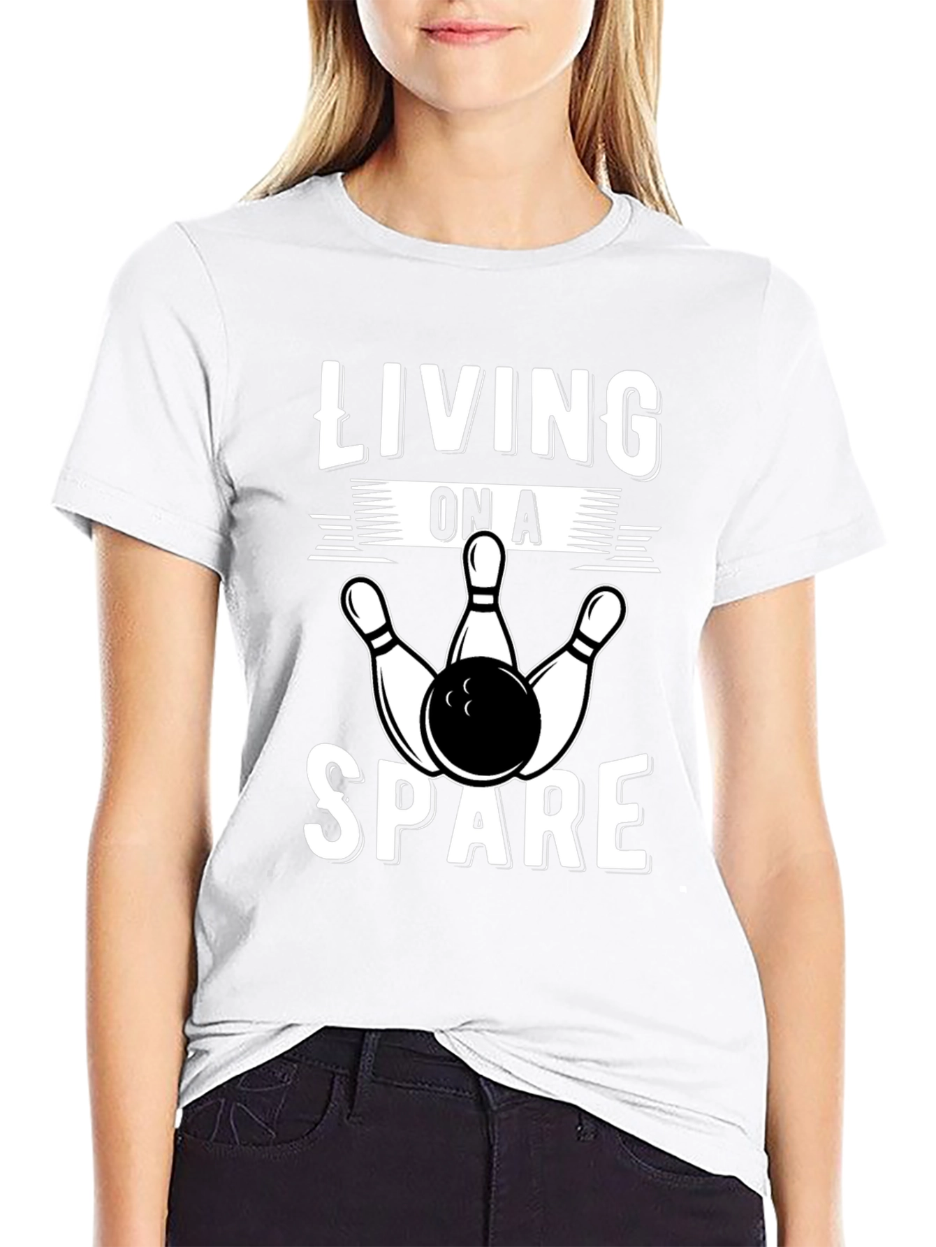 Living On A Spare Bowling T-Shirt