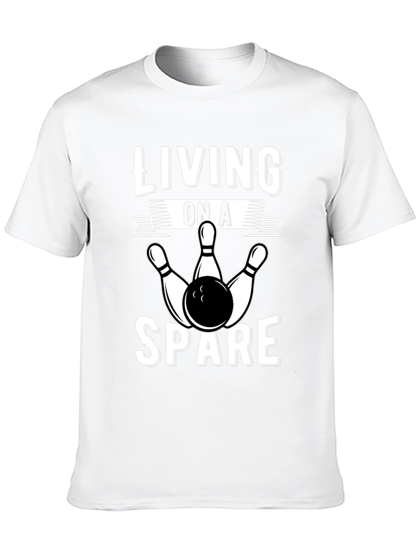 Living On A Spare Bowling T-Shirt