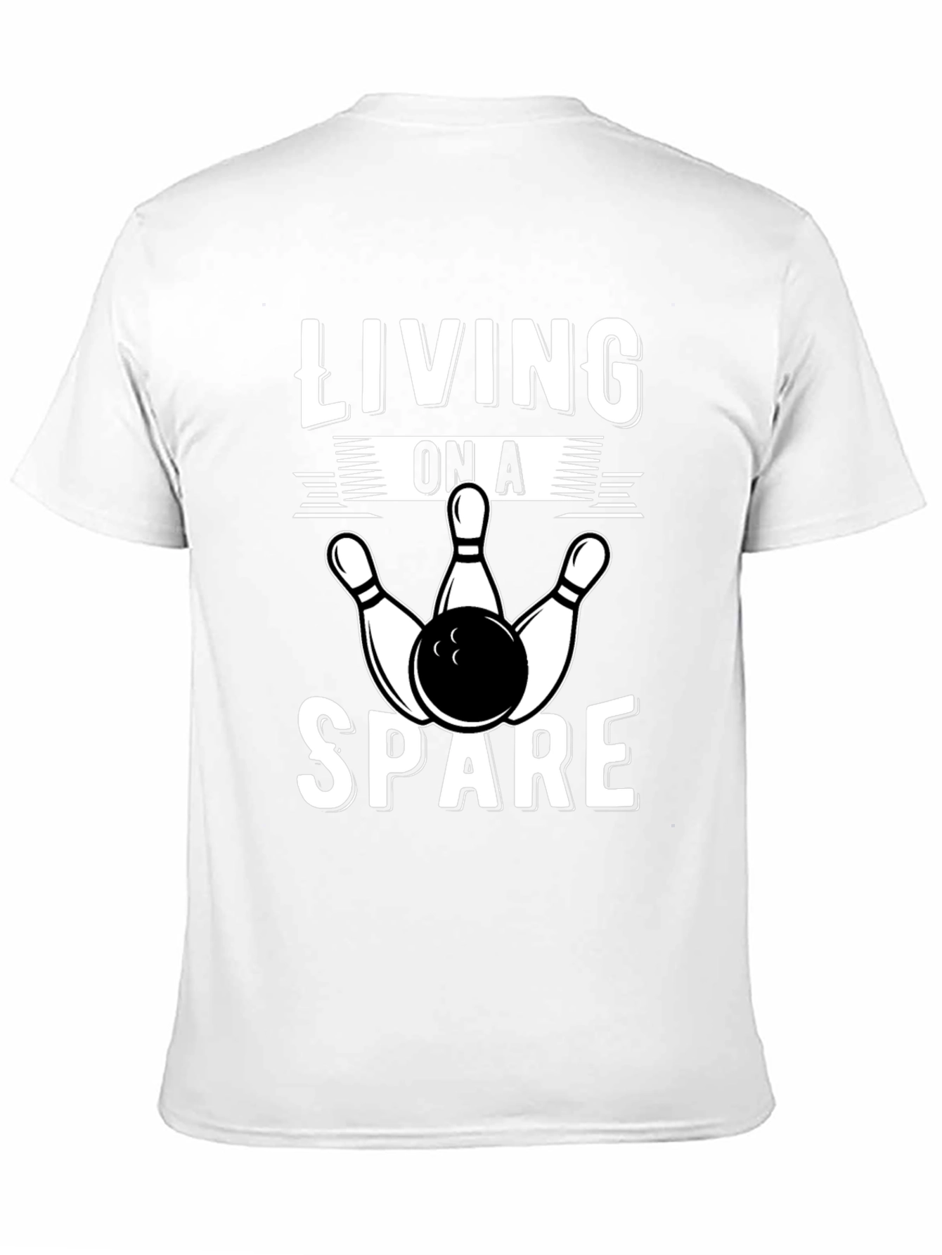 Living On A Spare Bowling T-Shirt