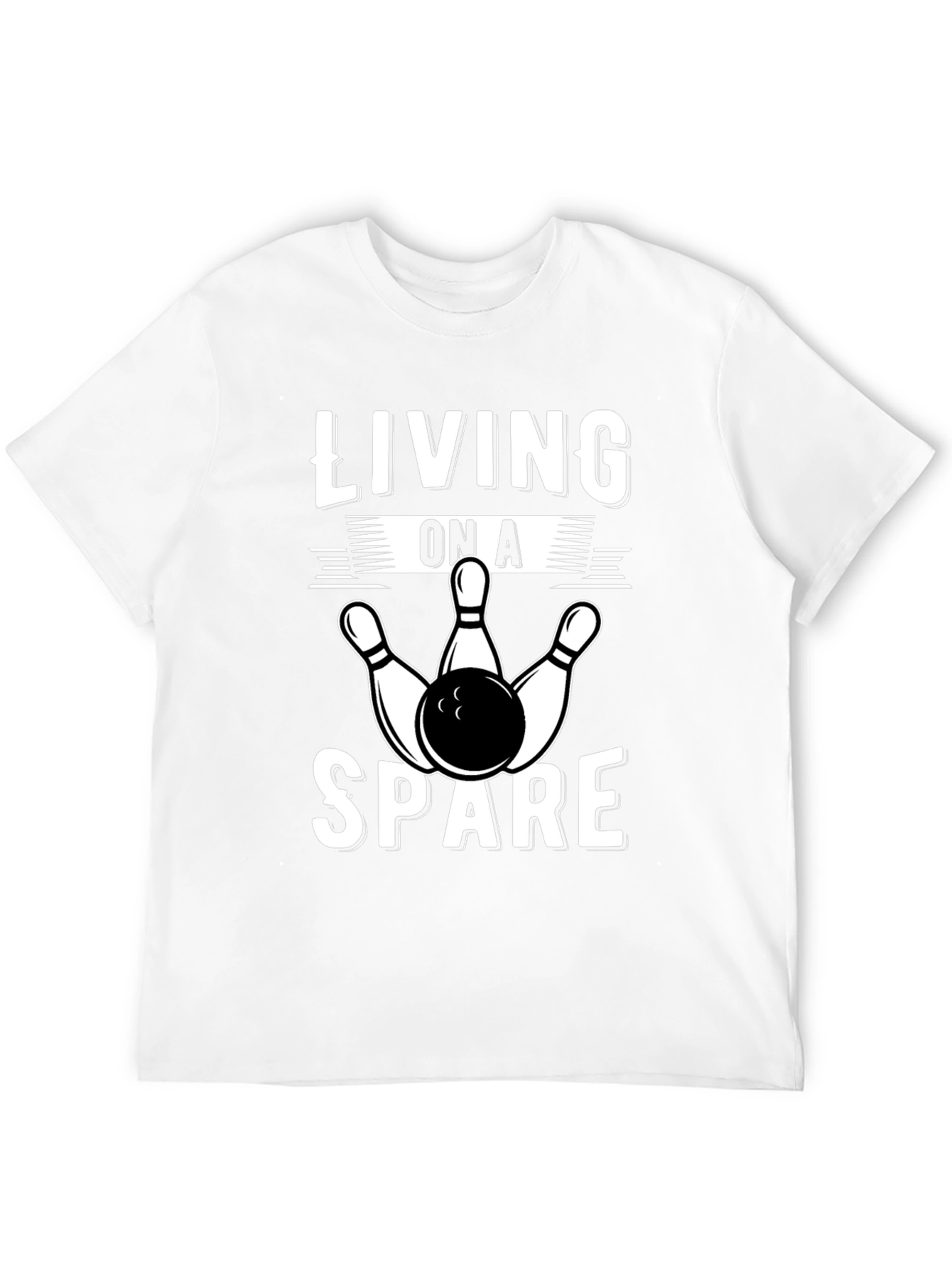 Living On A Spare Bowling T-Shirt