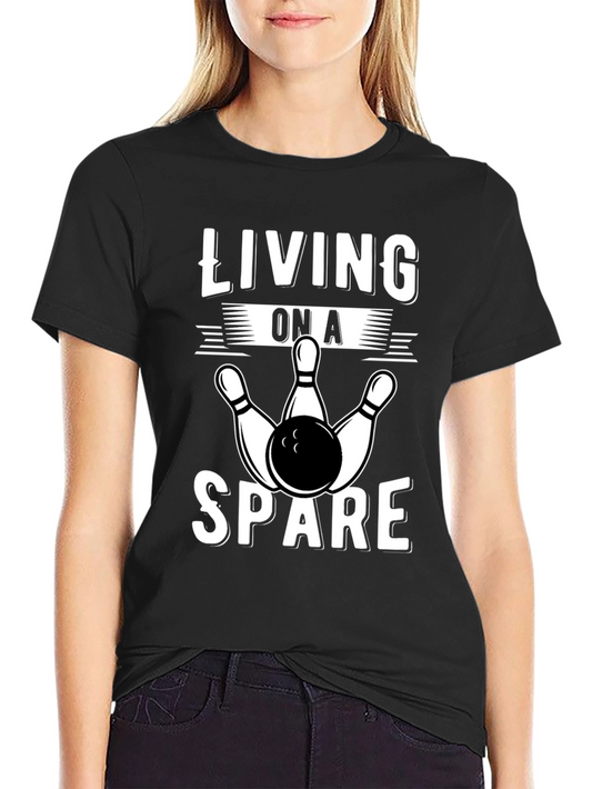 Living On A Spare Bowling T-Shirt