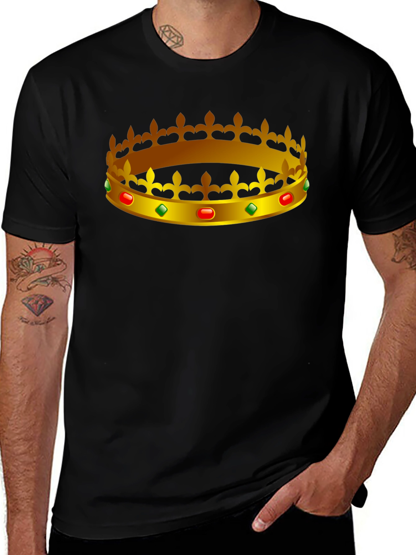Regal Crown Graphic Tee - King/Queen Style