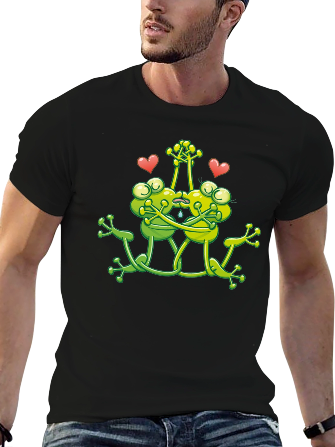 Frog Love T-Shirt - Cute Cartoon Tee