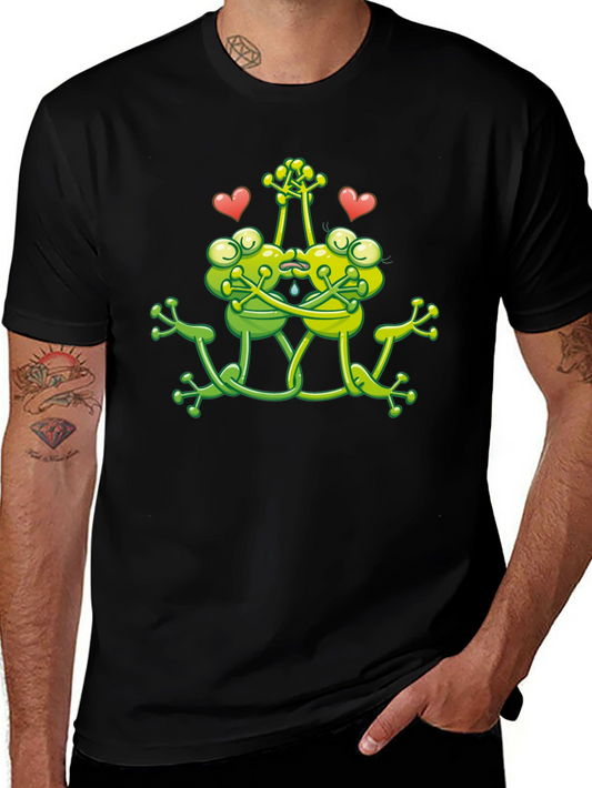 Frog Love T-Shirt - Cute Cartoon Tee