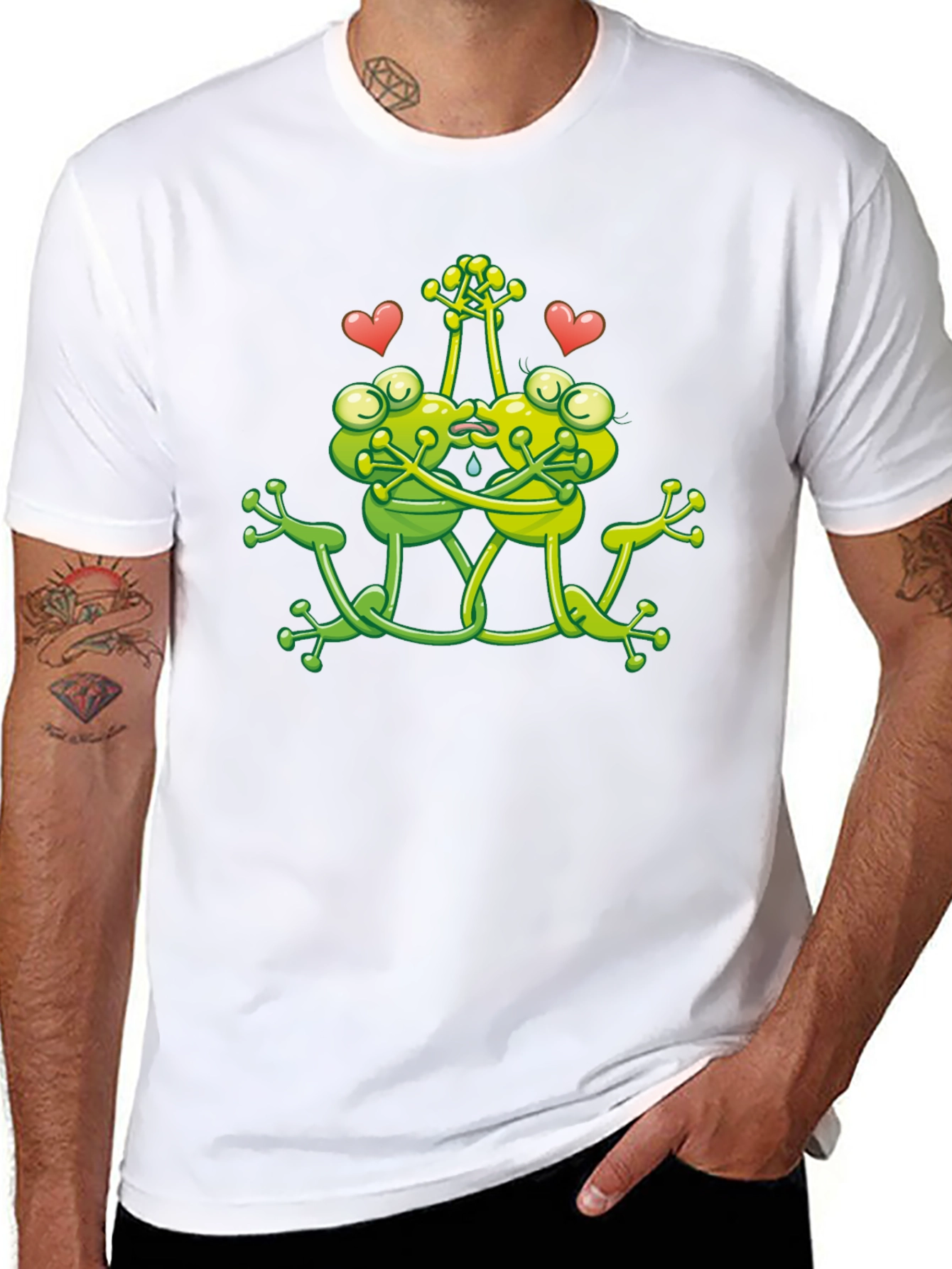 Frog Love T-Shirt - Cute Cartoon Tee