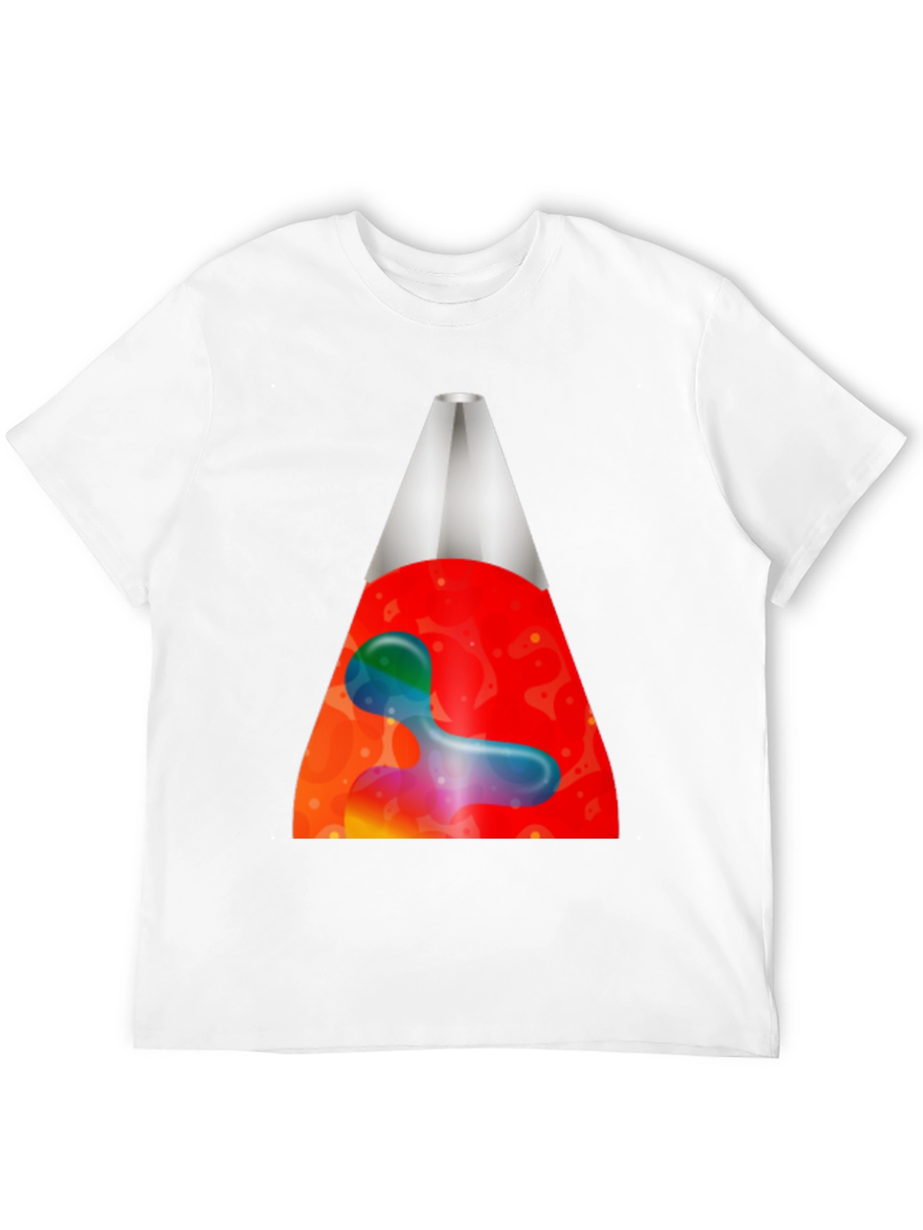 Retro Lava Lamp Graphic Tee - Black