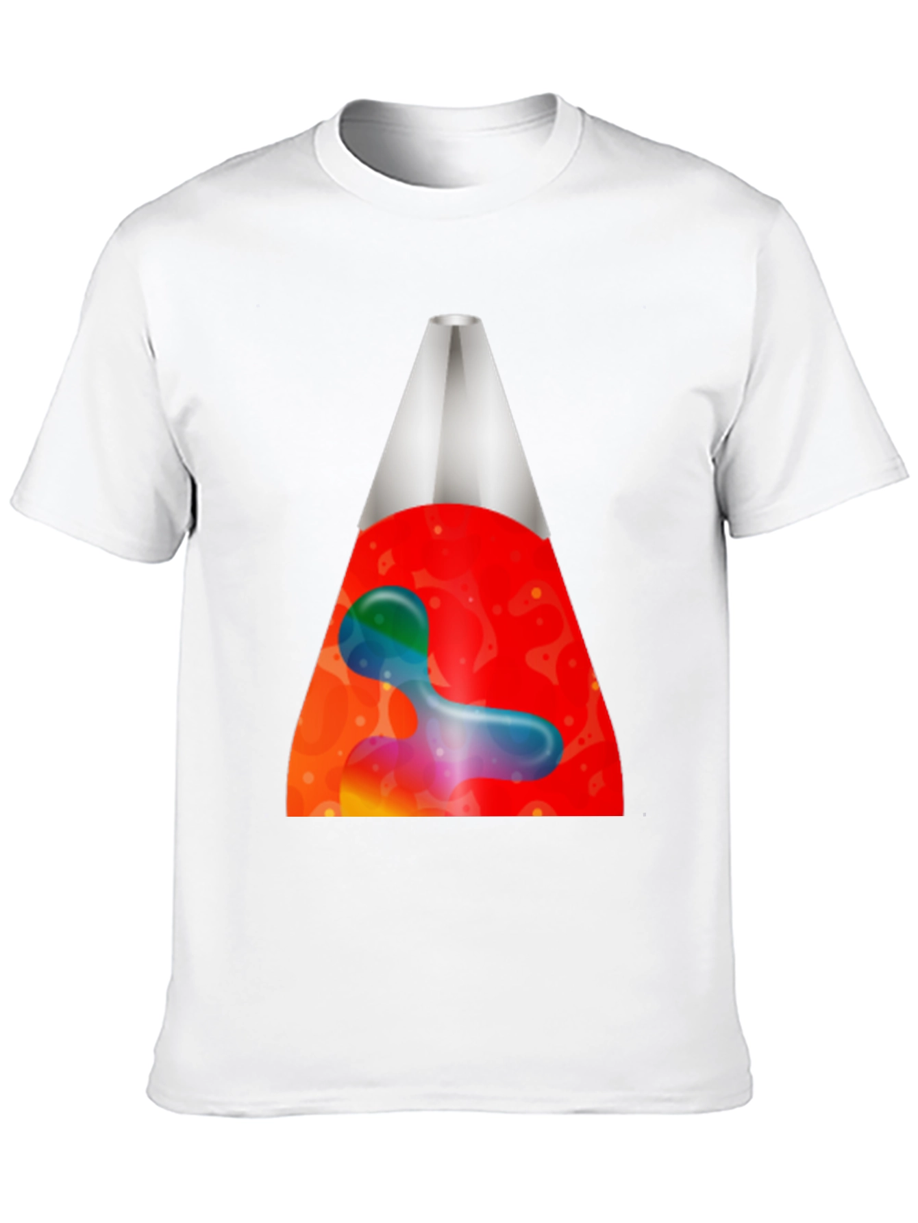 Retro Lava Lamp Graphic Tee - Black