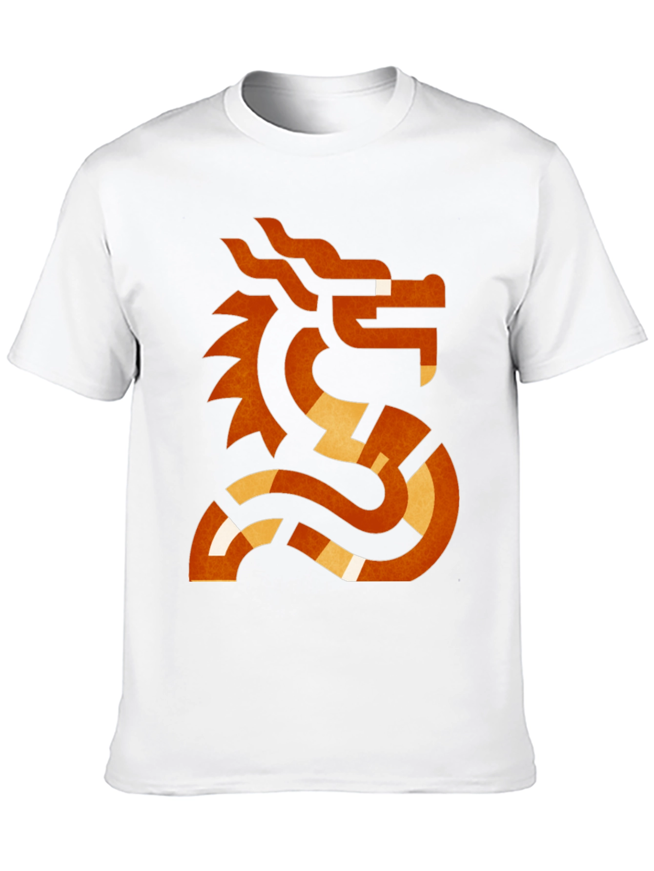 Abstract Dragon Graphic T-Shirt