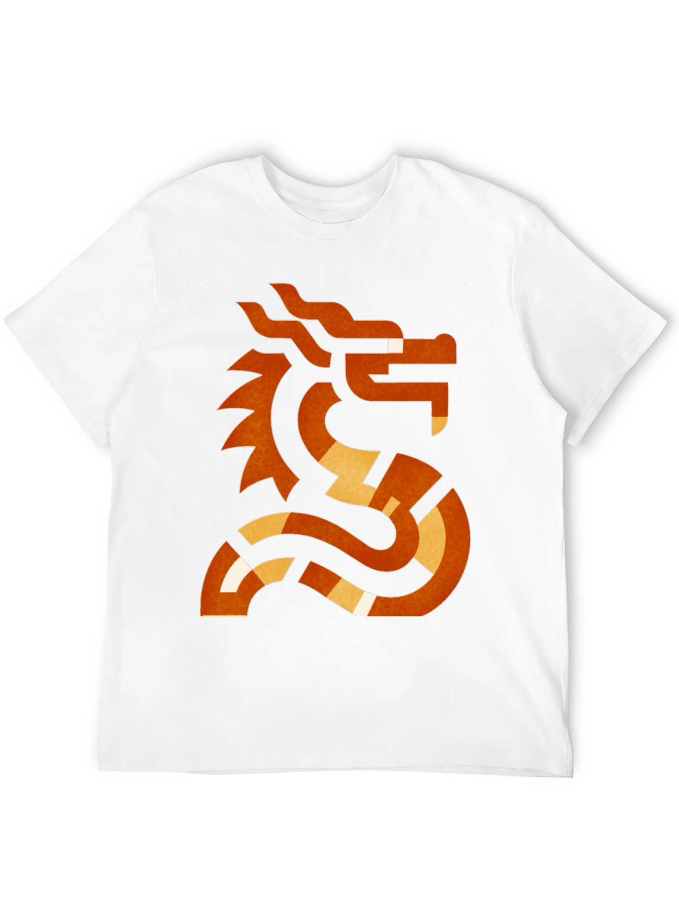 Abstract Dragon Graphic T-Shirt