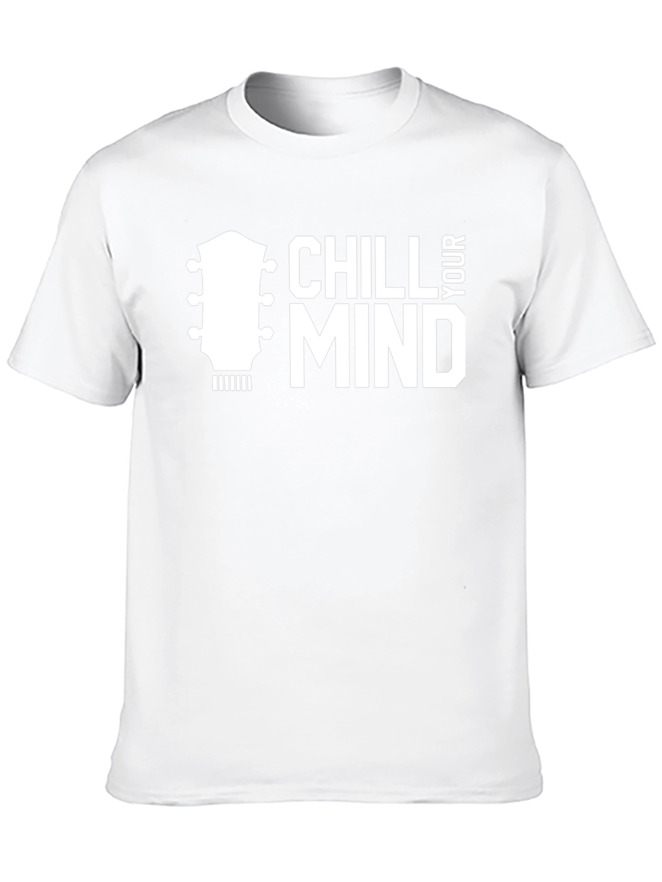 Chill Your Mind Guitar T-Shirt - Black