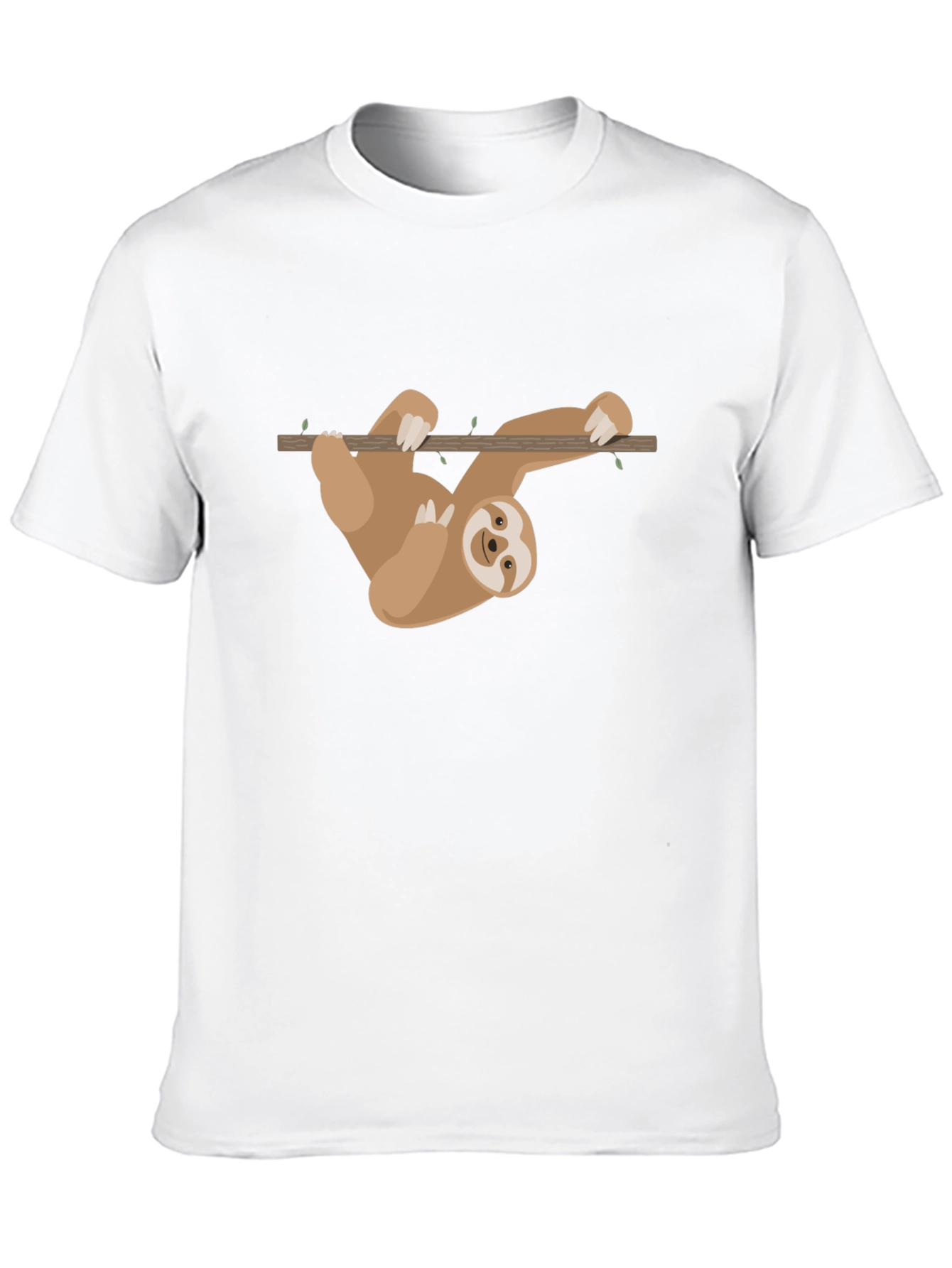 Sloth Hanging T-Shirt - Cute Cartoon Design