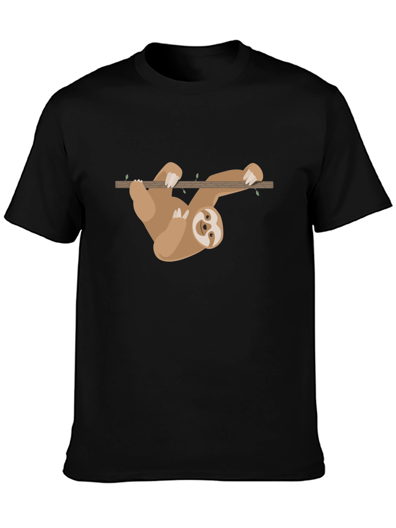 Sloth Hanging T-Shirt - Cute Cartoon Design