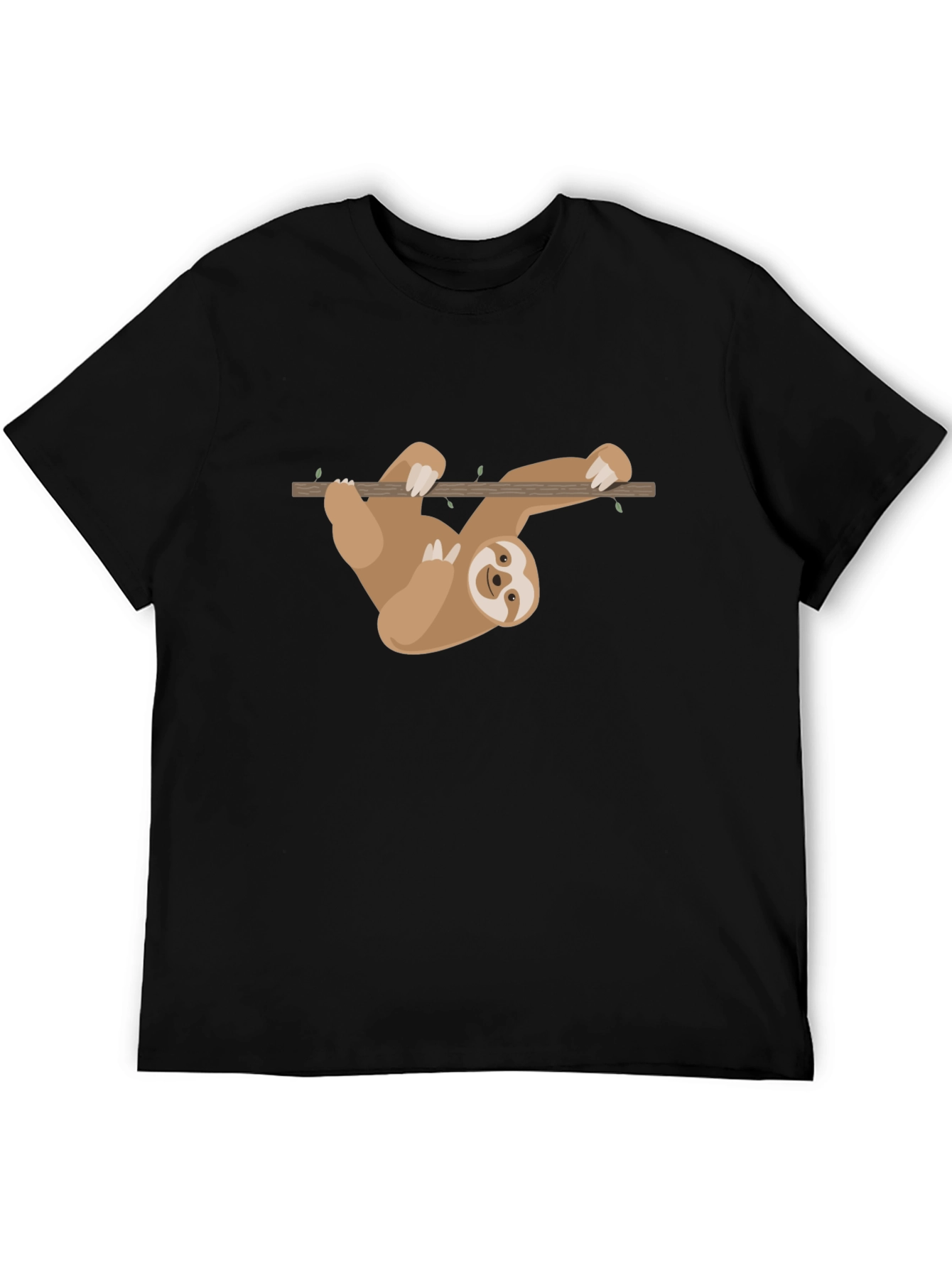 Sloth Hanging T-Shirt - Cute Cartoon Design