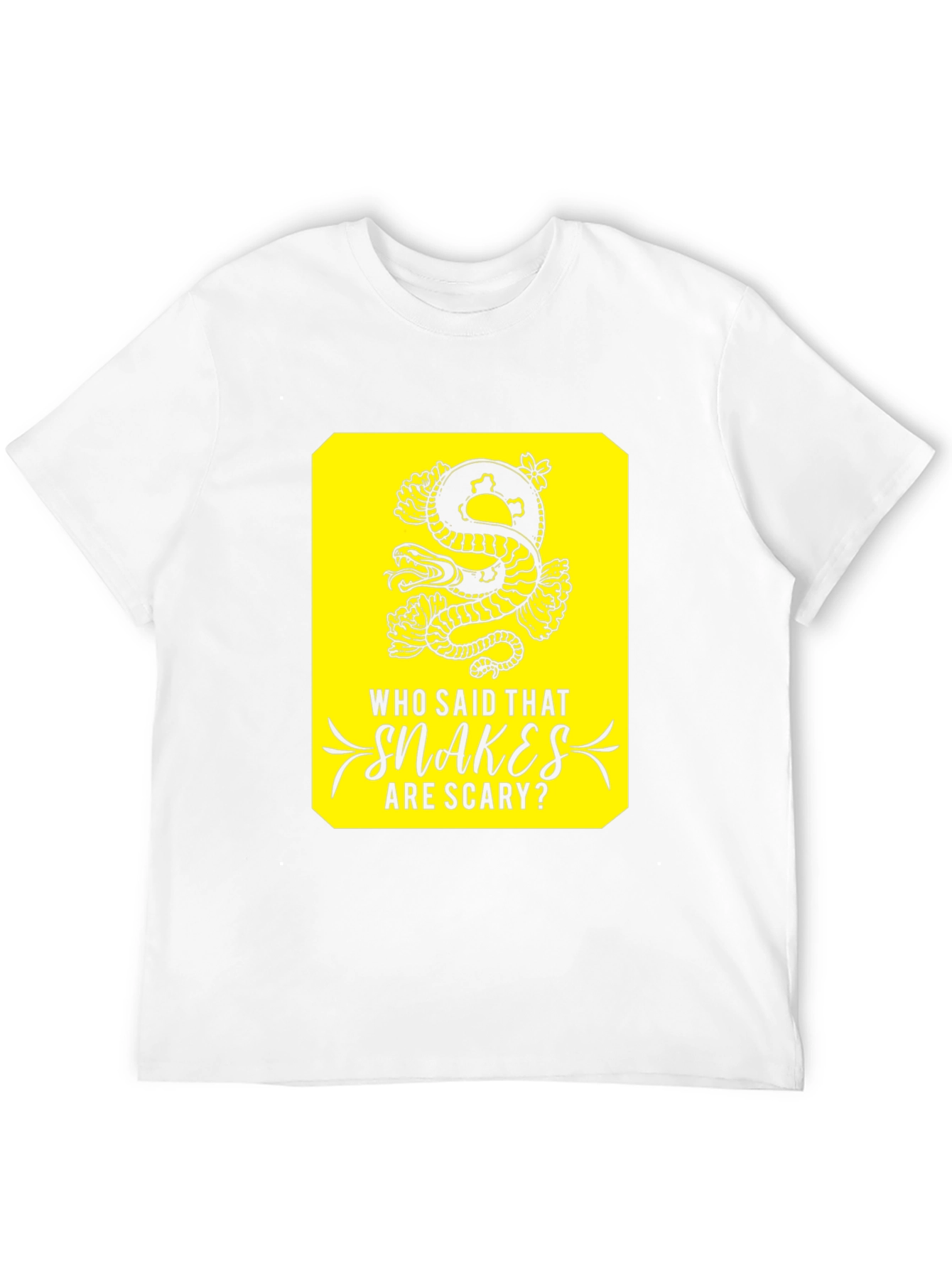 Snakes Are Scary T-Shirt -  Unique Graphic Tee
