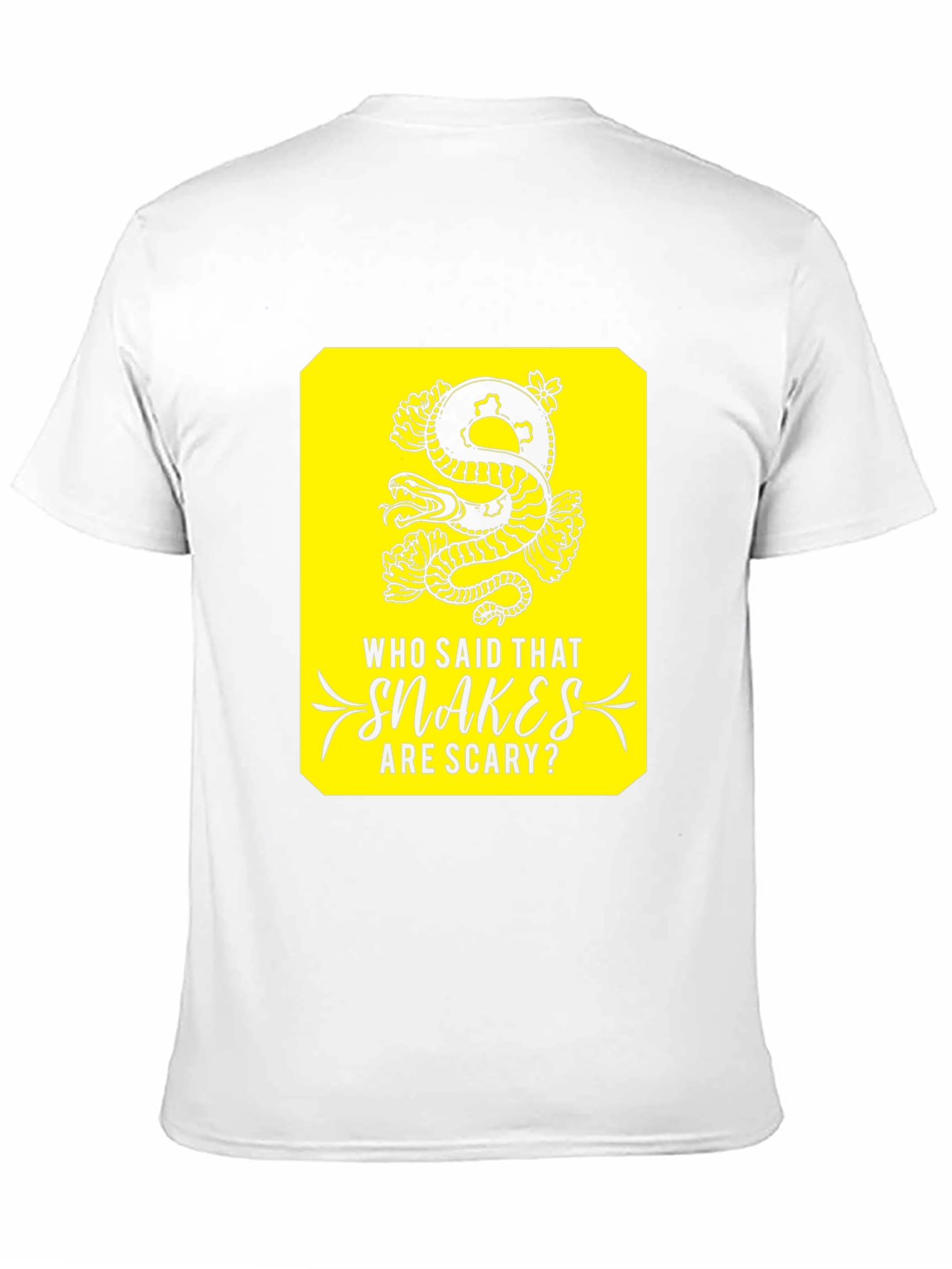 Snakes Are Scary T-Shirt -  Unique Graphic Tee