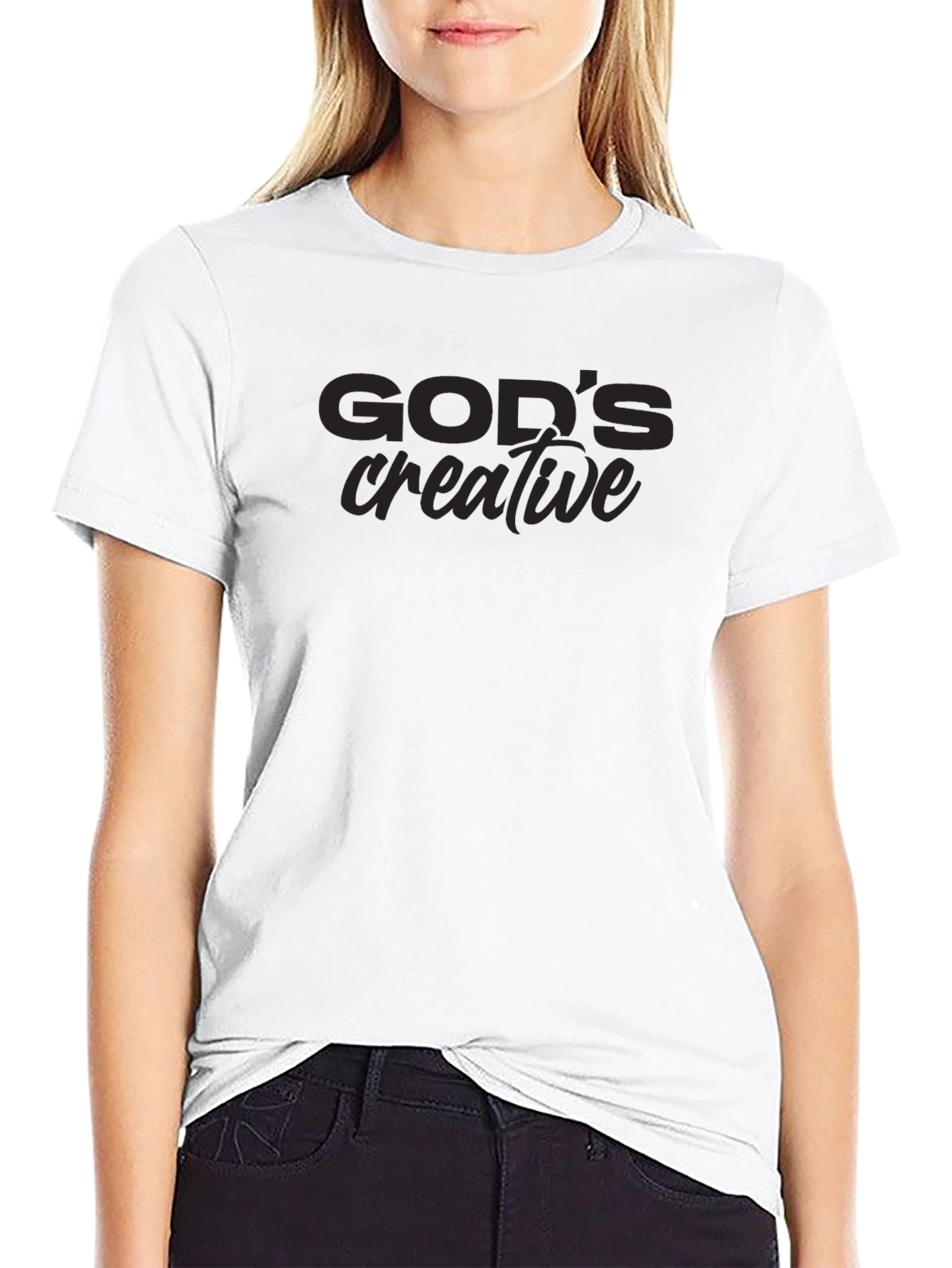 Gods Creative Black T-Shirt