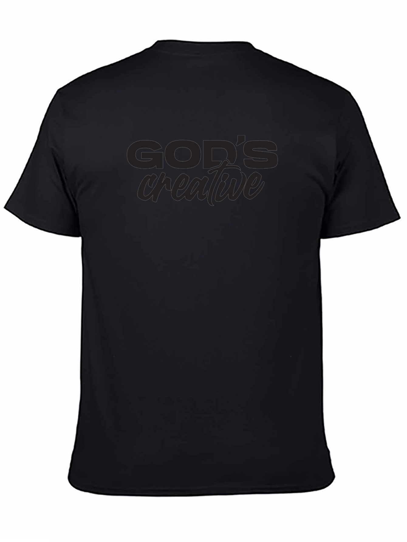 Gods Creative Black T-Shirt